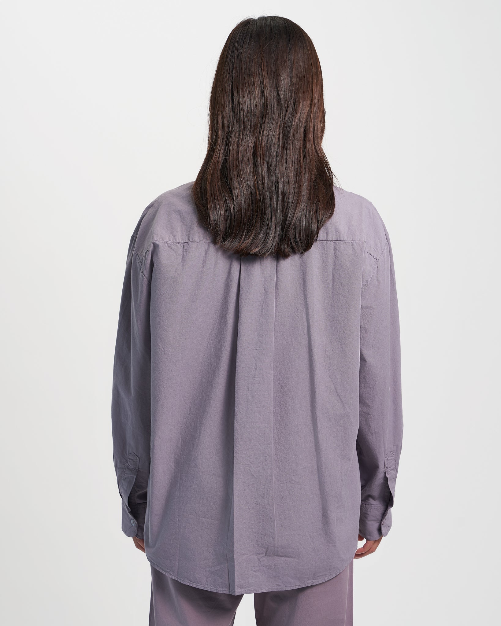 Organic Oversized Shirt - Purple Haze