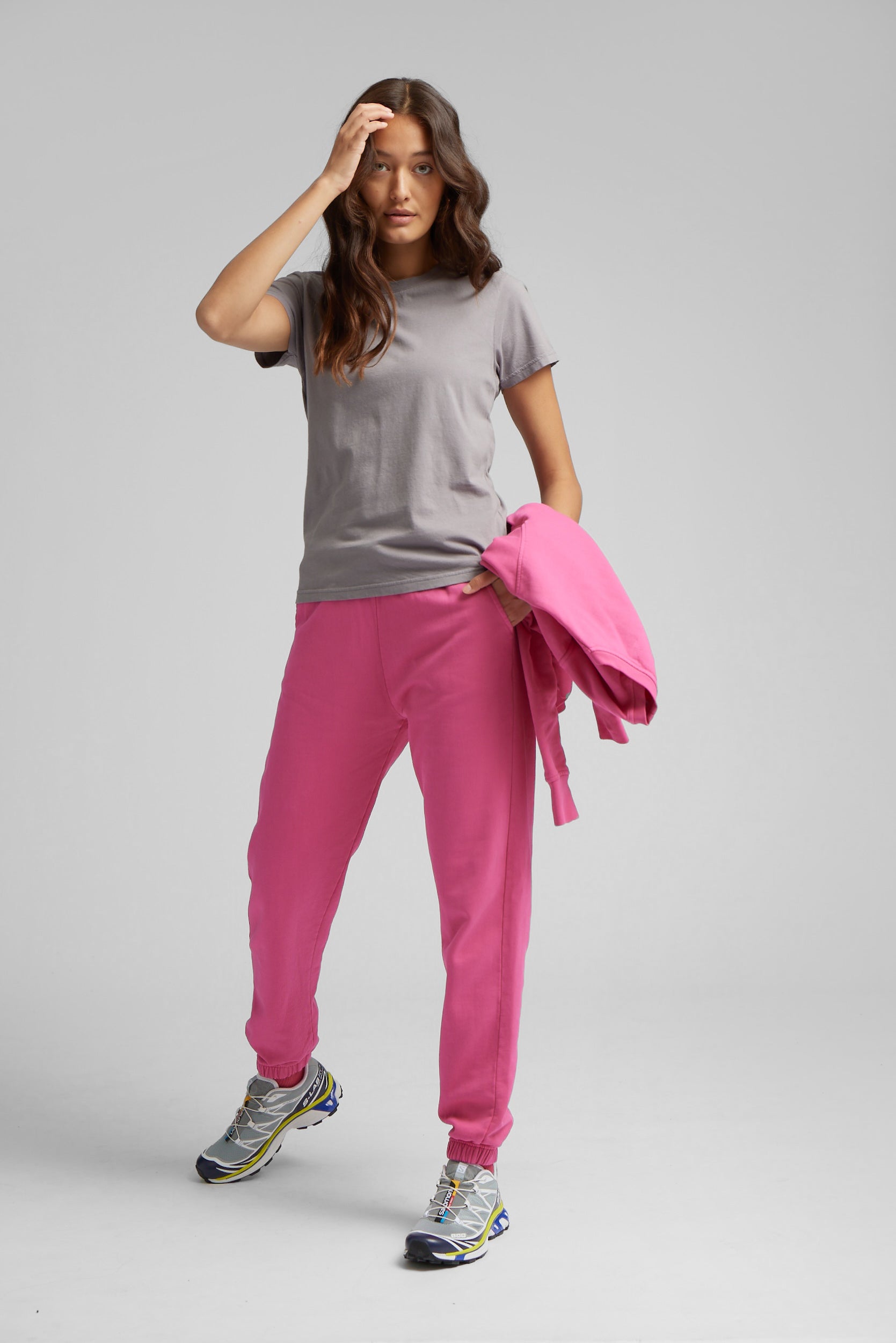 Organic Sweatpants - Bubblegum Pink