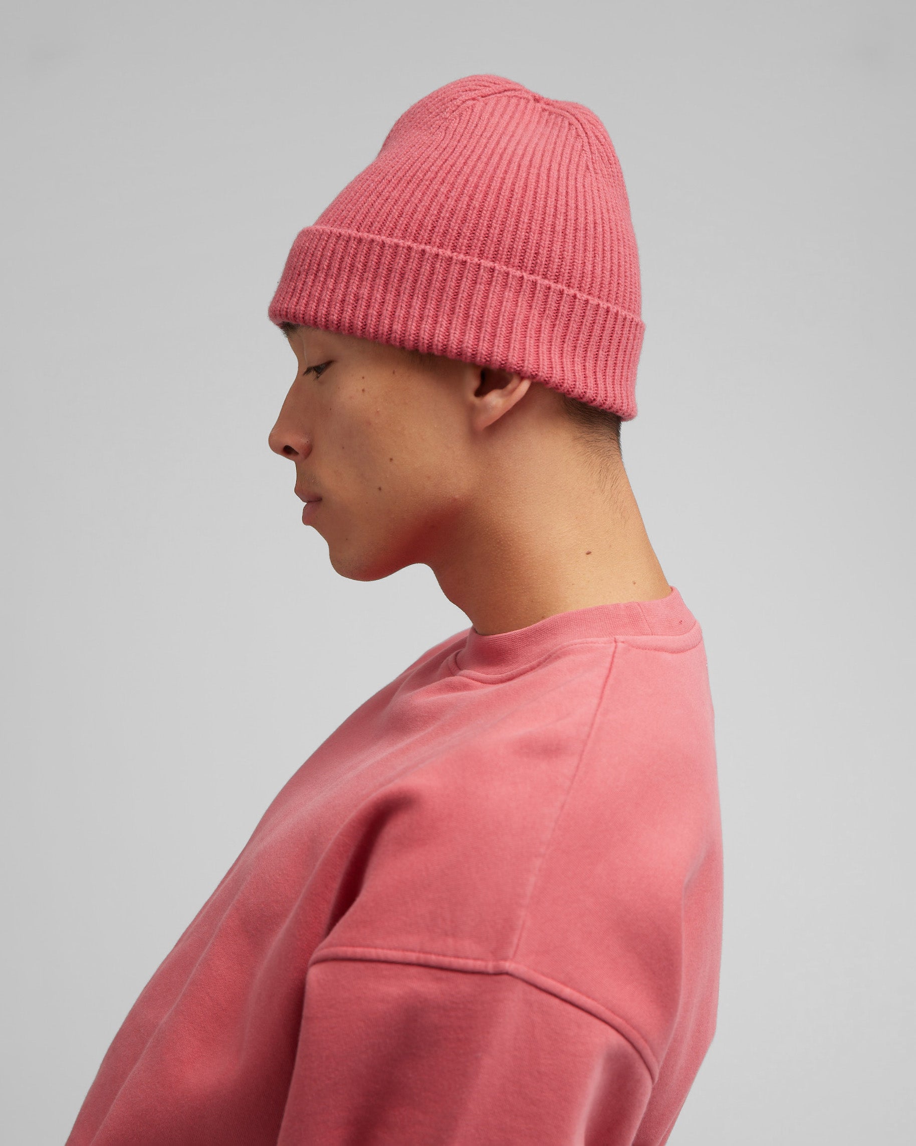 Merino Wool Beanie - Burned Yellow