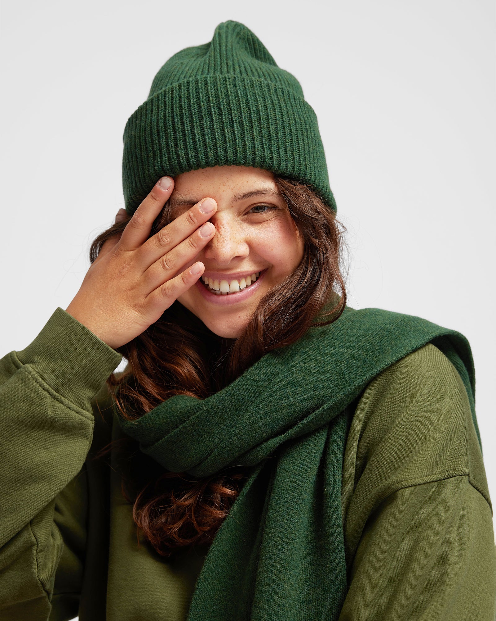 Merino Wool Hat - Kelly Green