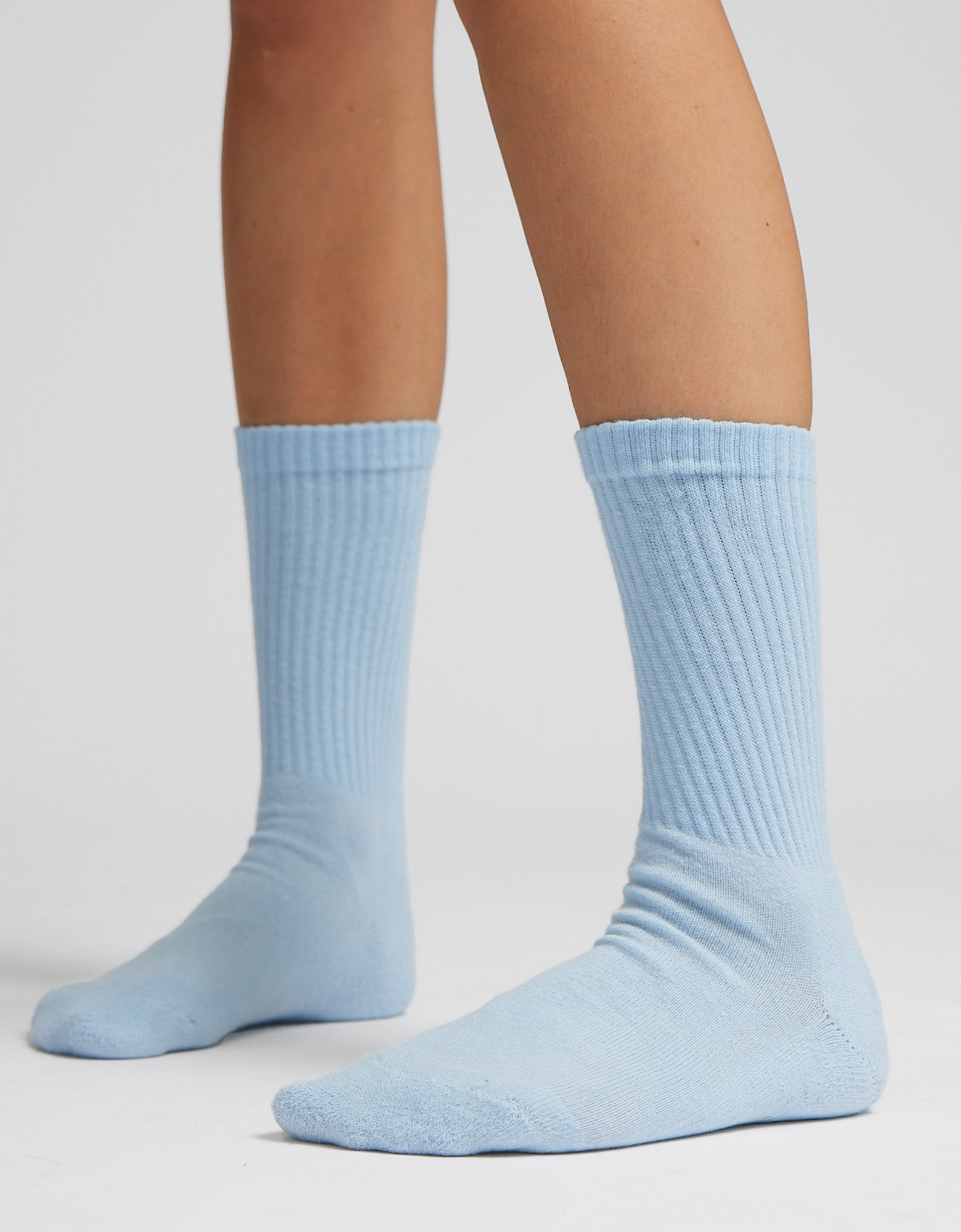 Organic Active Sock - Steel Blue