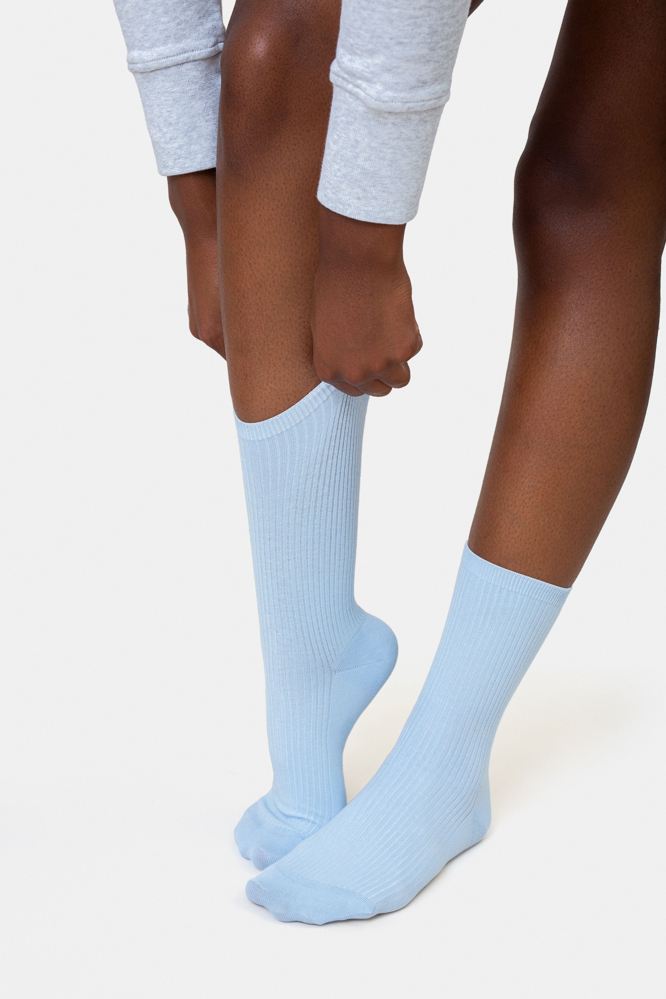 Women Classic Organic Sock - Ivory White