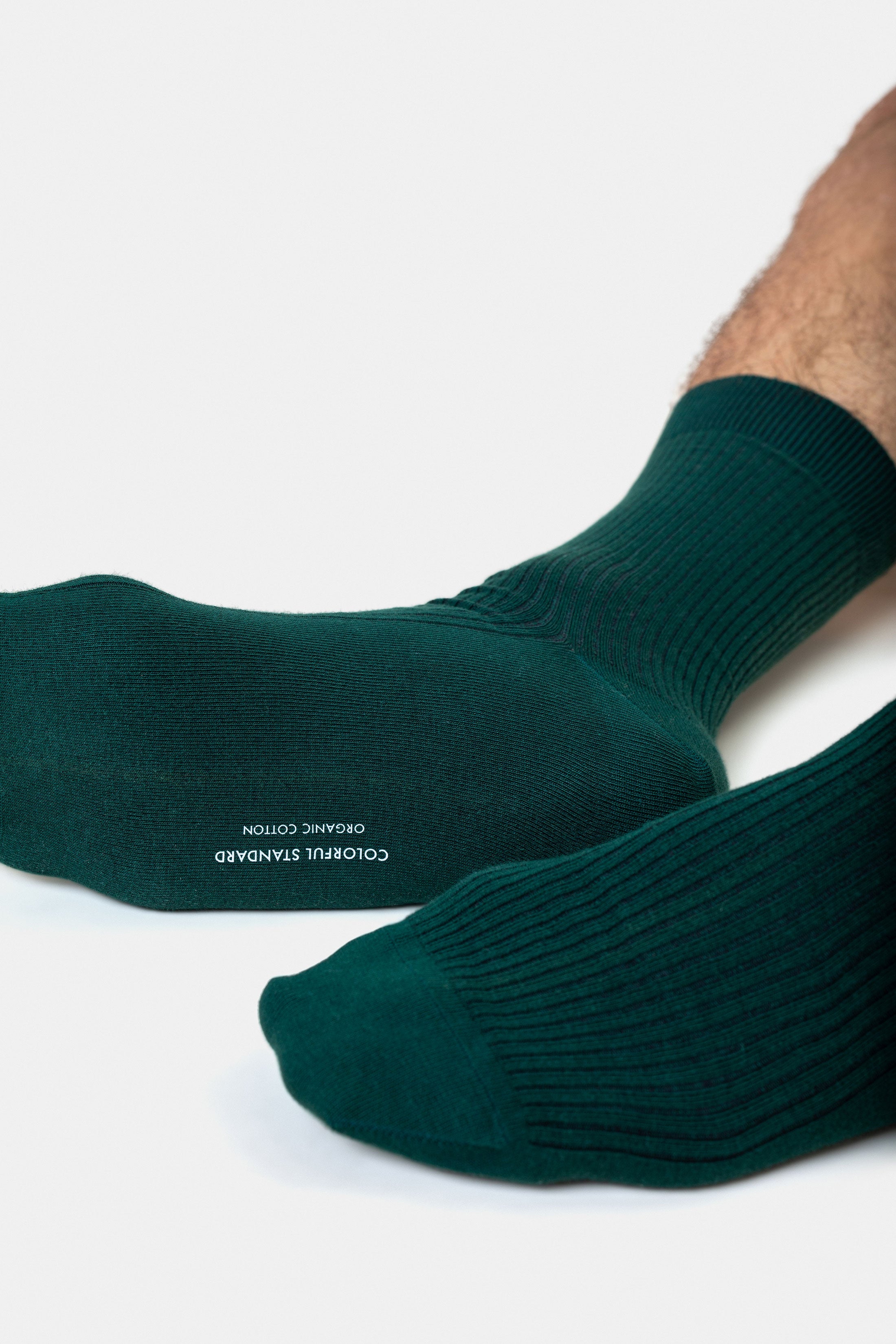 Merino Wool Blend Sock - Emerald Green