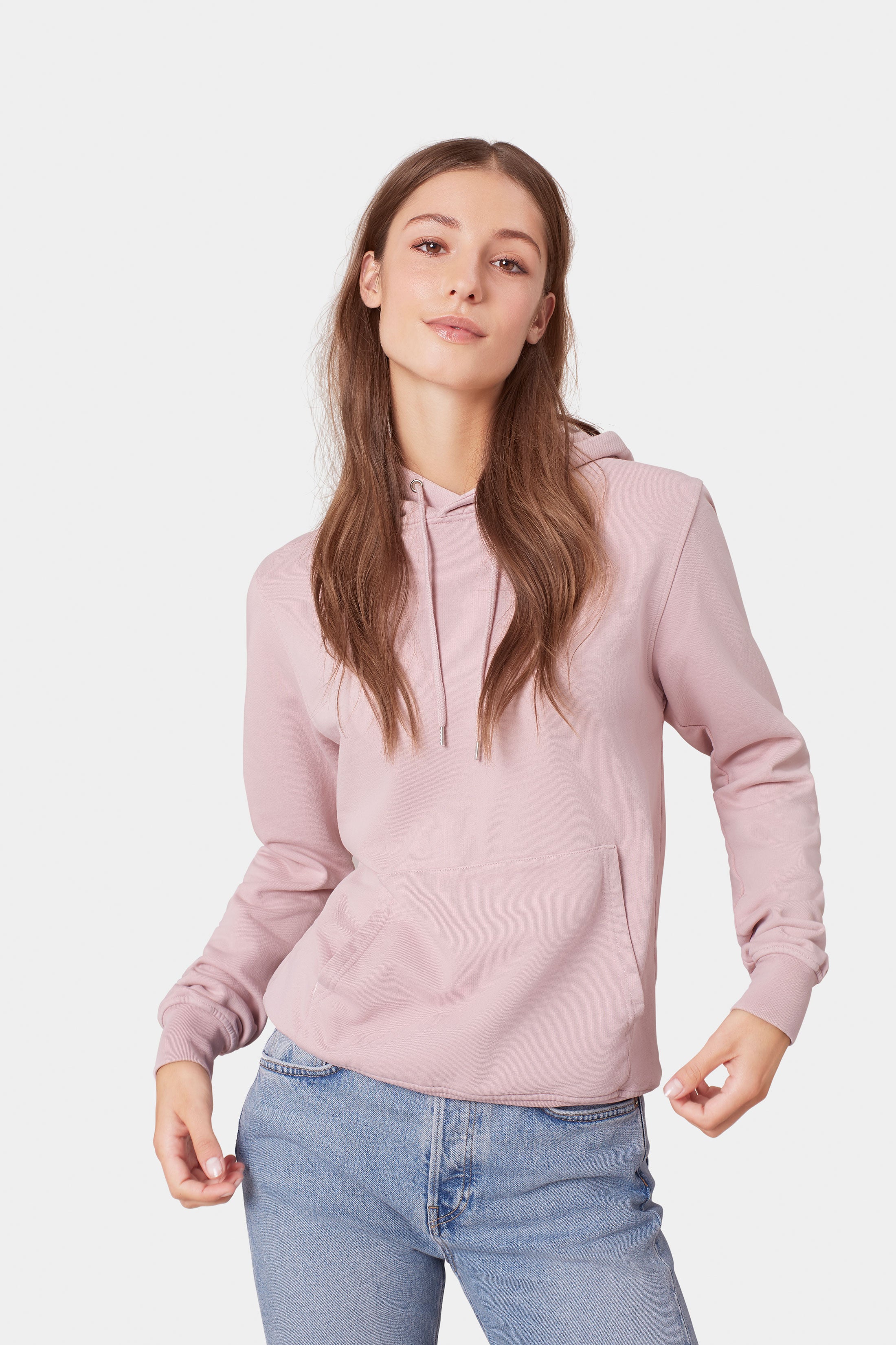 Classic Organic Hood - Faded Pink