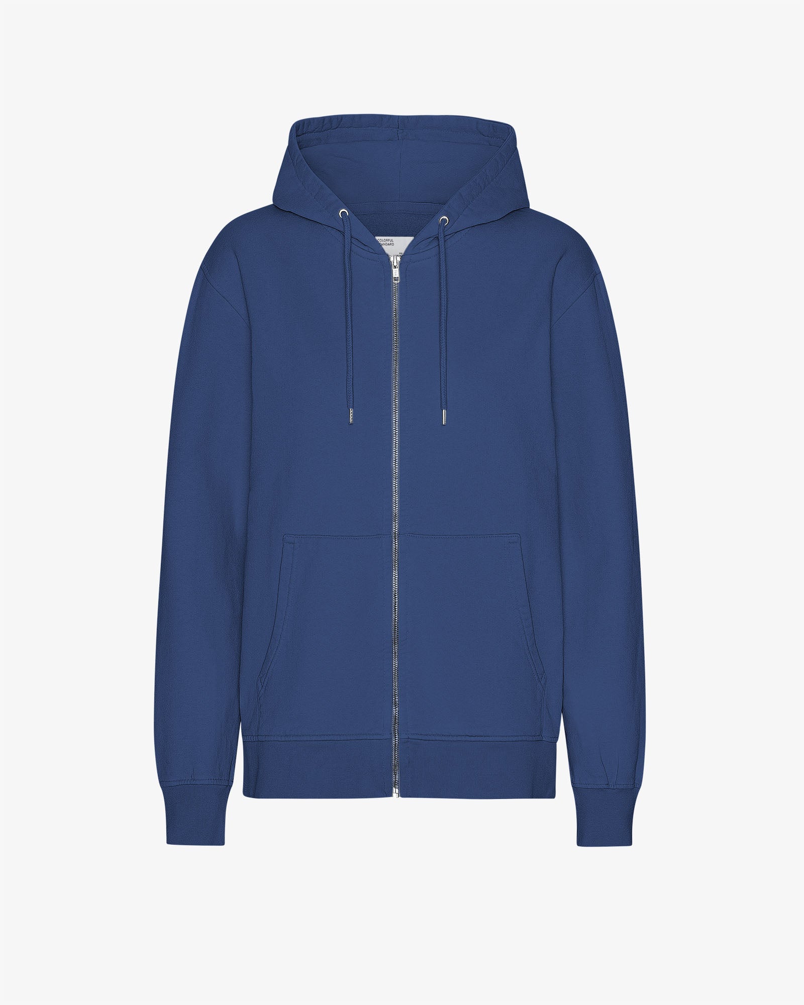 Classic Organic Zip Hood - Marine Blue