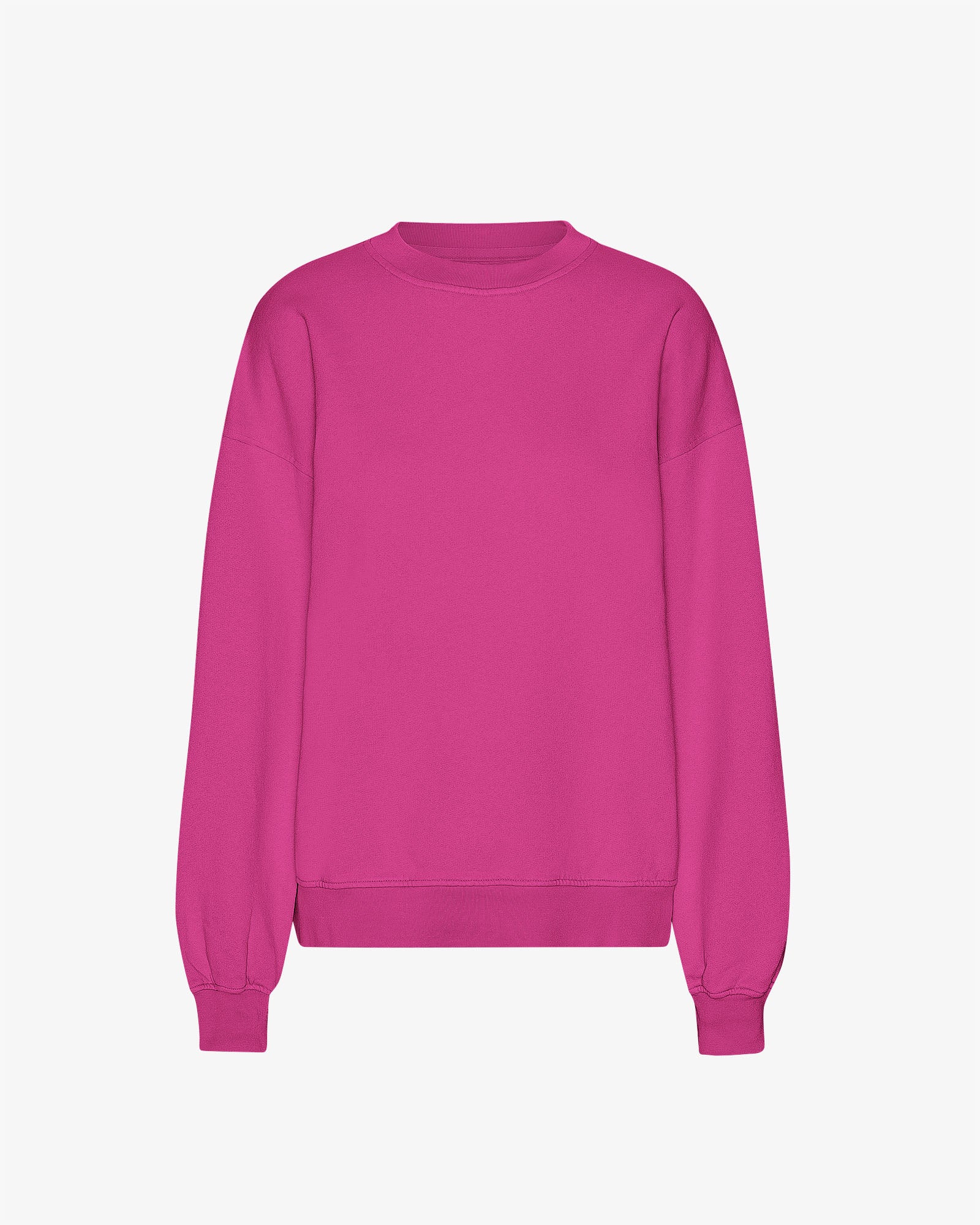 Organic Oversized Crew - Magenta Blaze