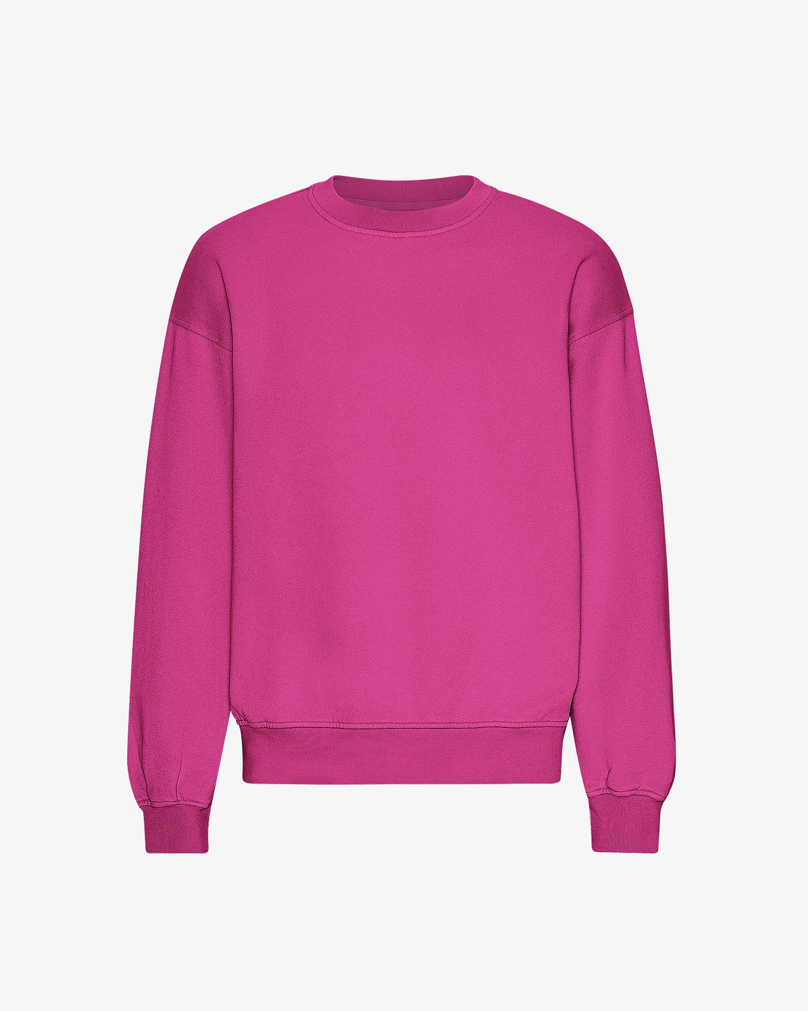 Organic Oversized Crew - Magenta Blaze