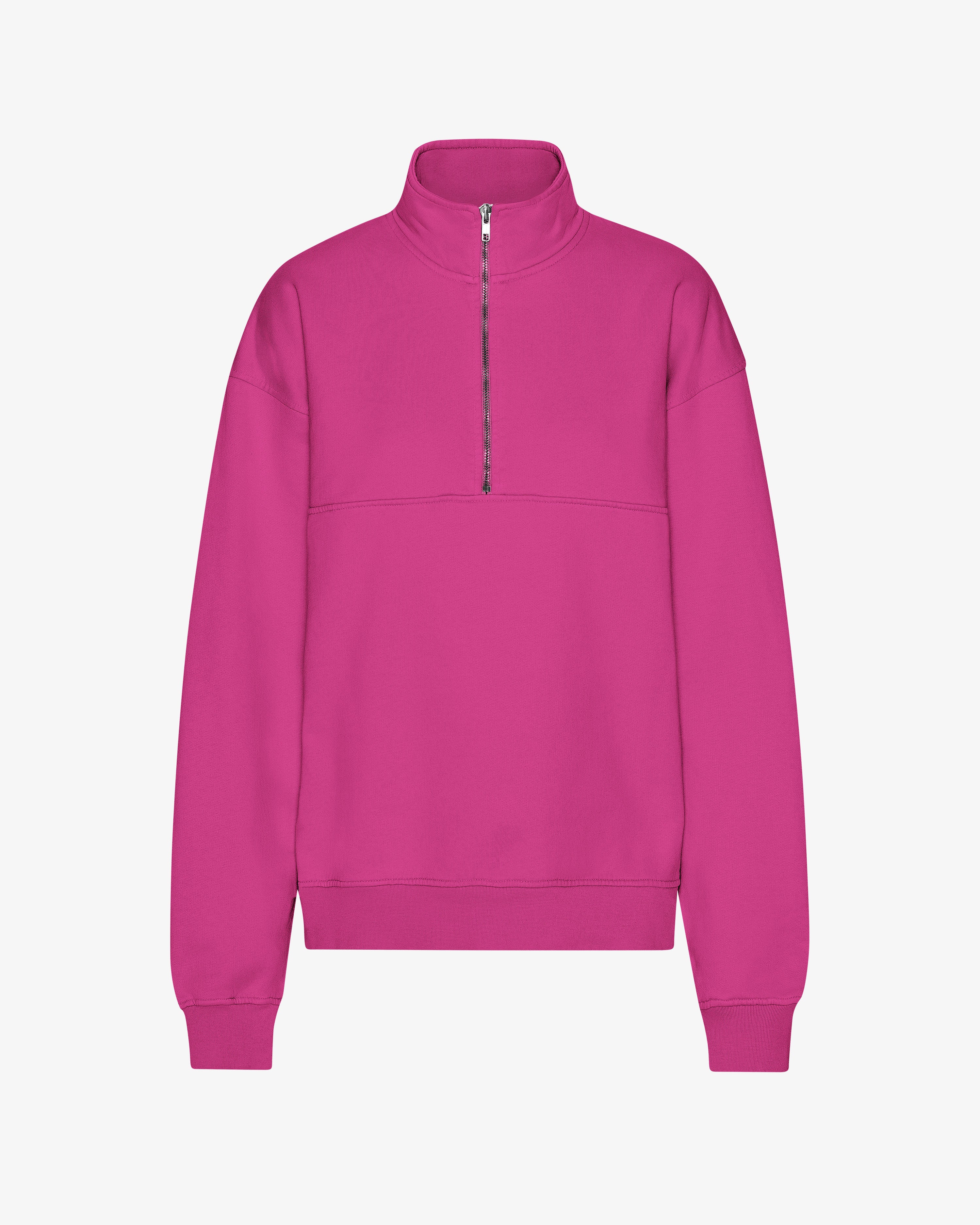 Organic Quarter Zip - Magenta Blaze