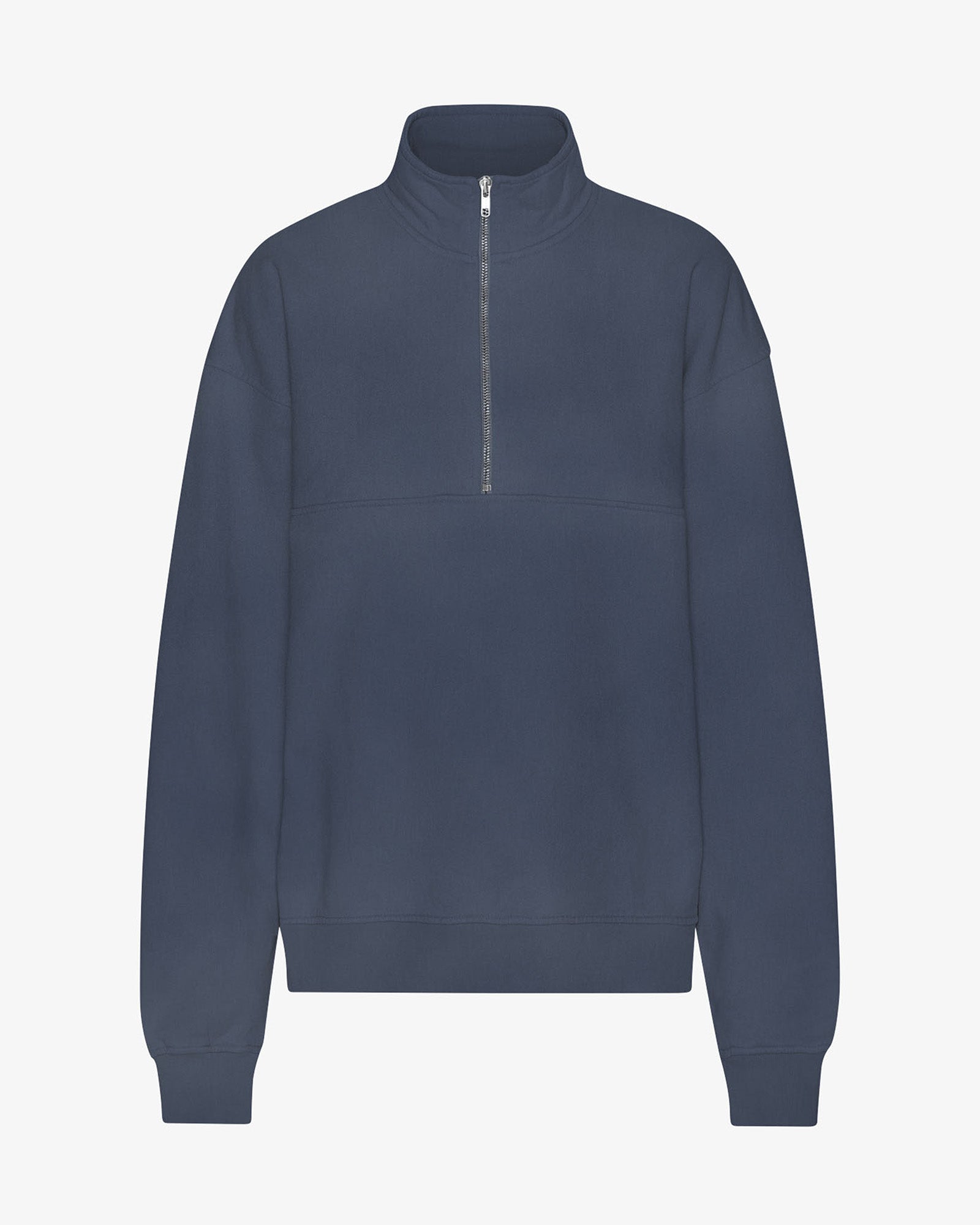 Organic Quarter Zip - Neptune Blue