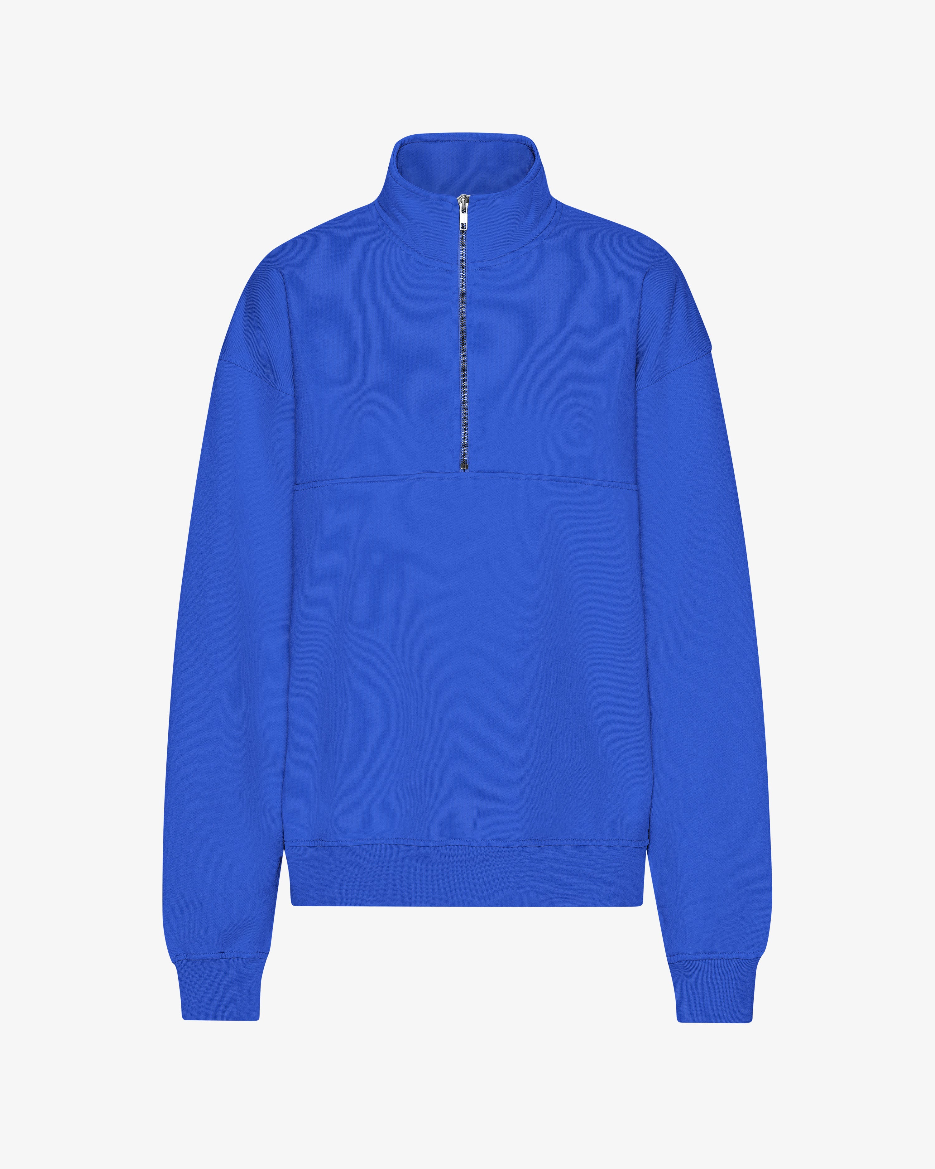 Organic Quarter Zip - Sapphire Blue