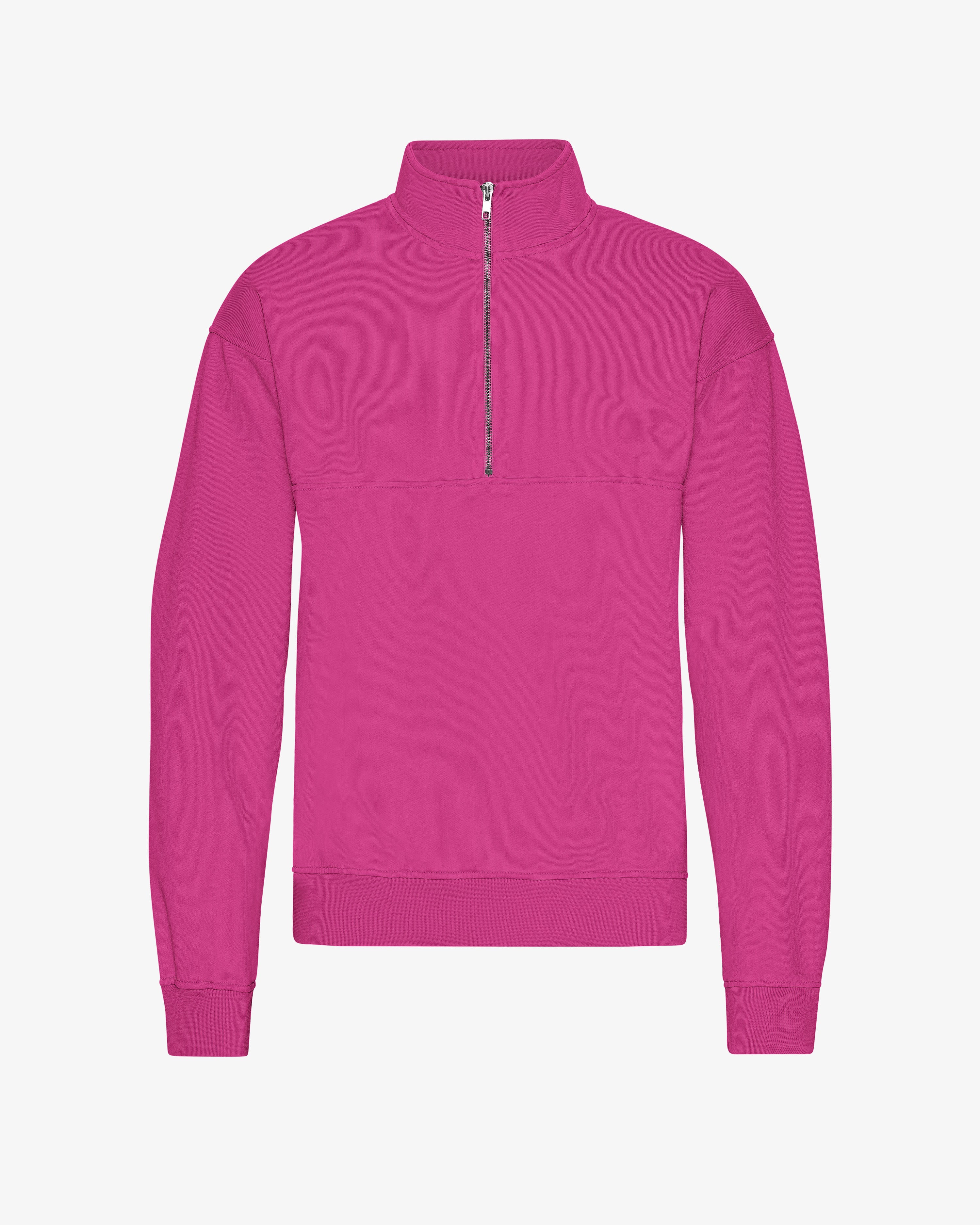 Organic Quarter Zip - Magenta Blaze