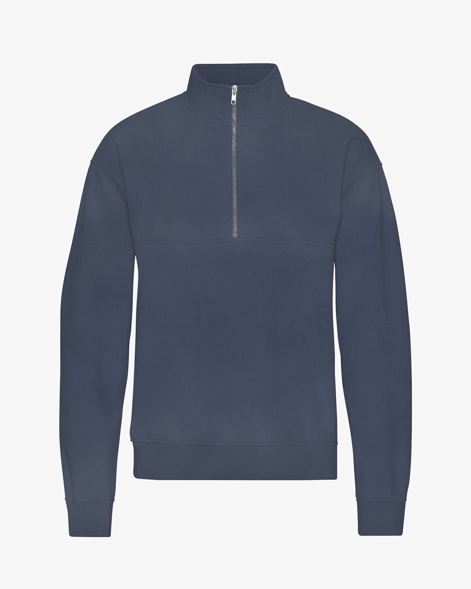 Organic Quarter Zip - Neptune Blue