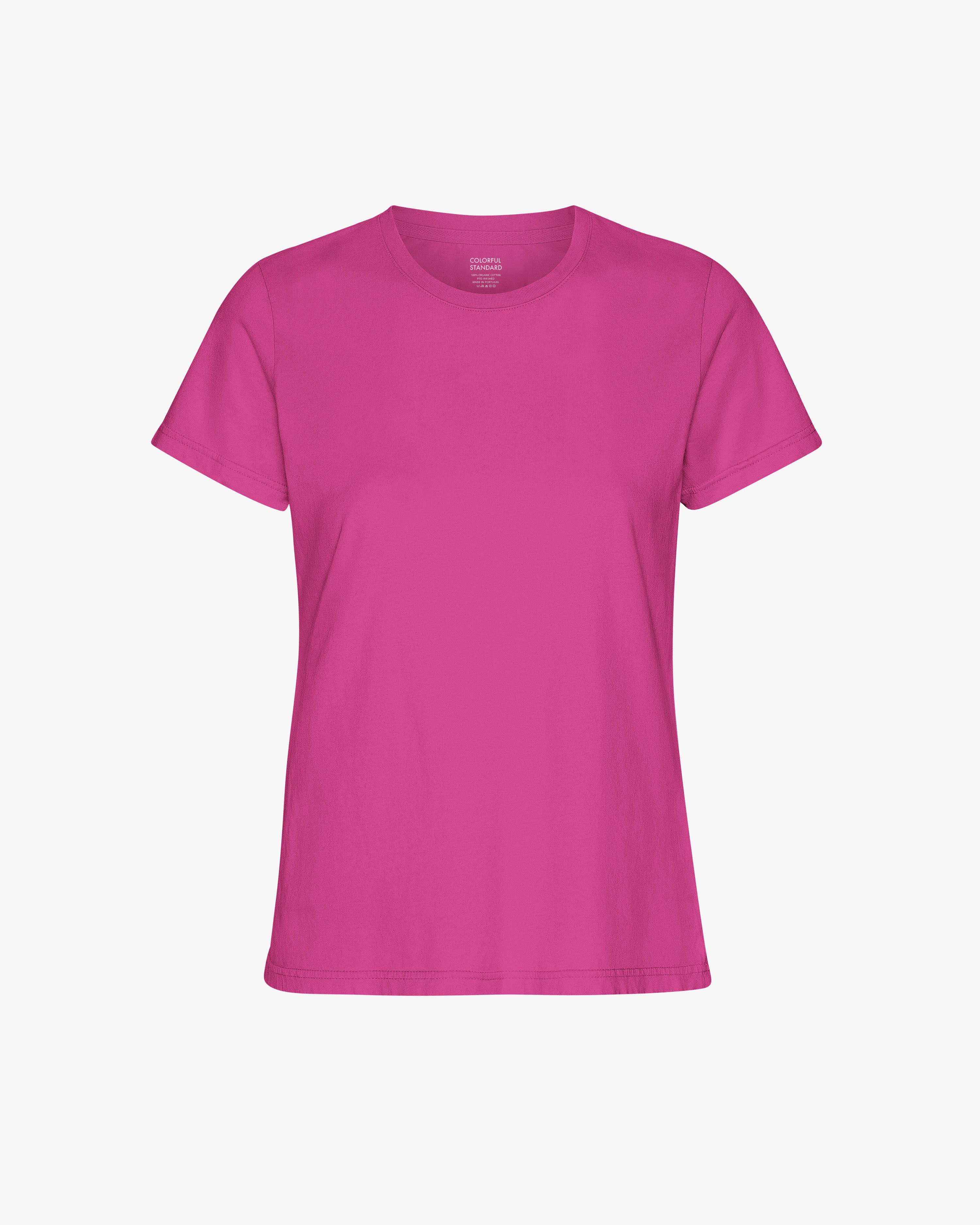 Women Light Organic Tee - Magenta Blaze