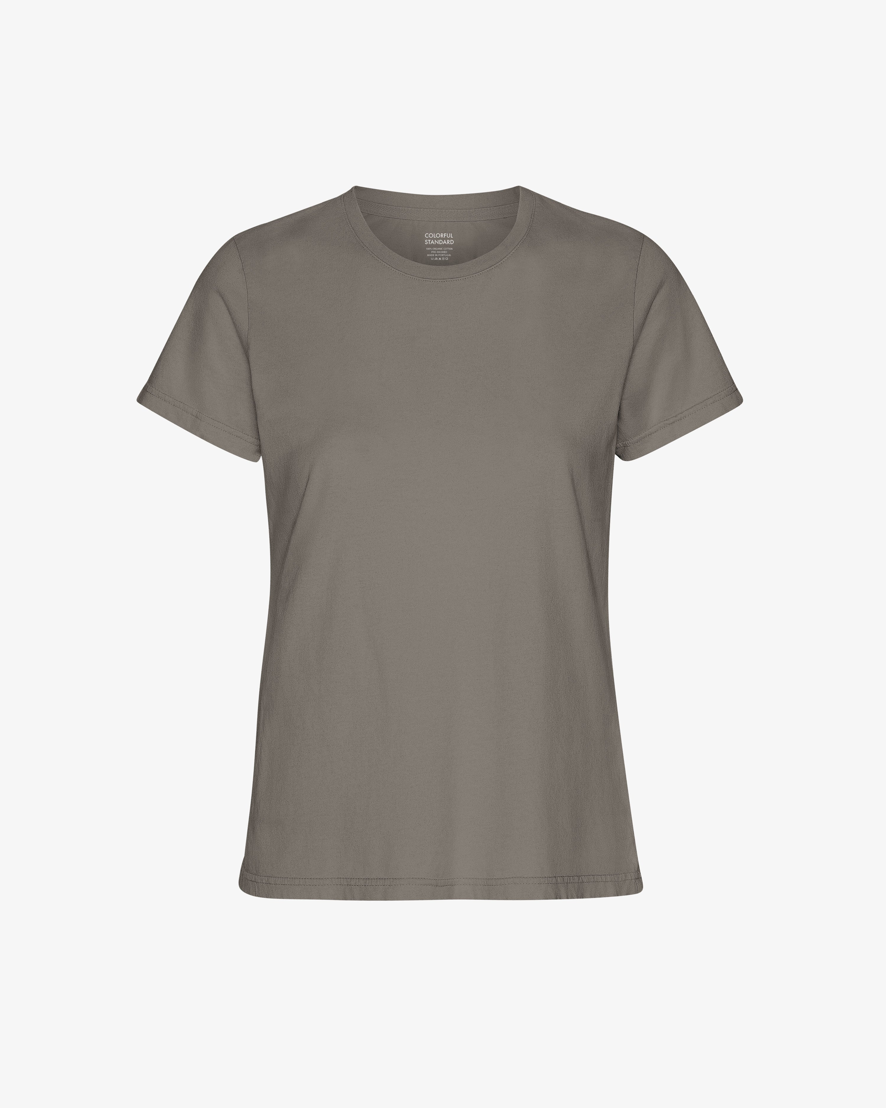 Women Light Organic Tee - Misty Brown