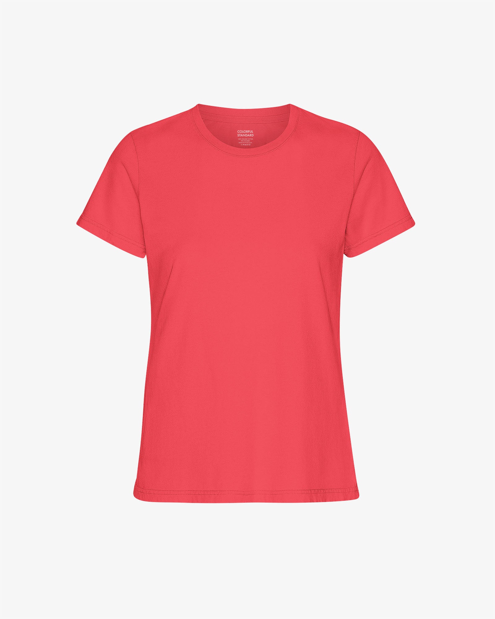 Women Light Organic Tee - Red Tangerine