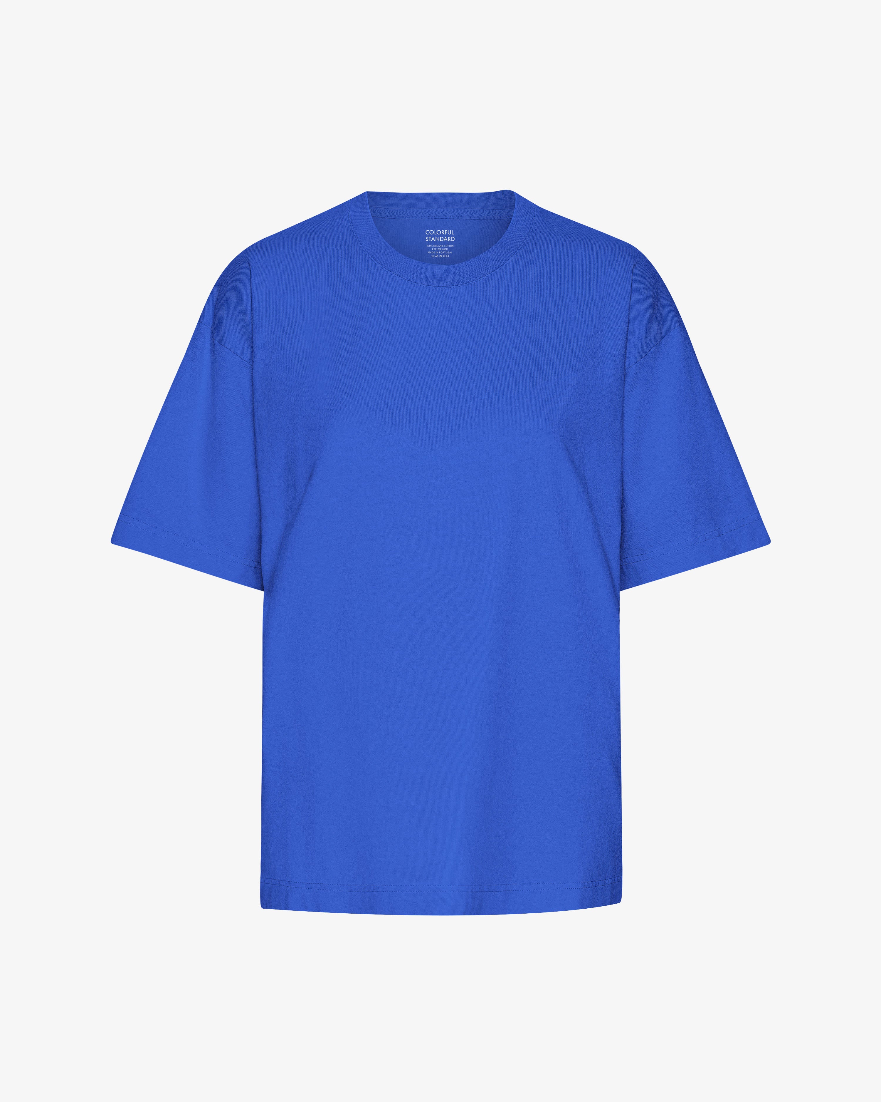 Oversized Organic T-Shirt - Sapphire Blue