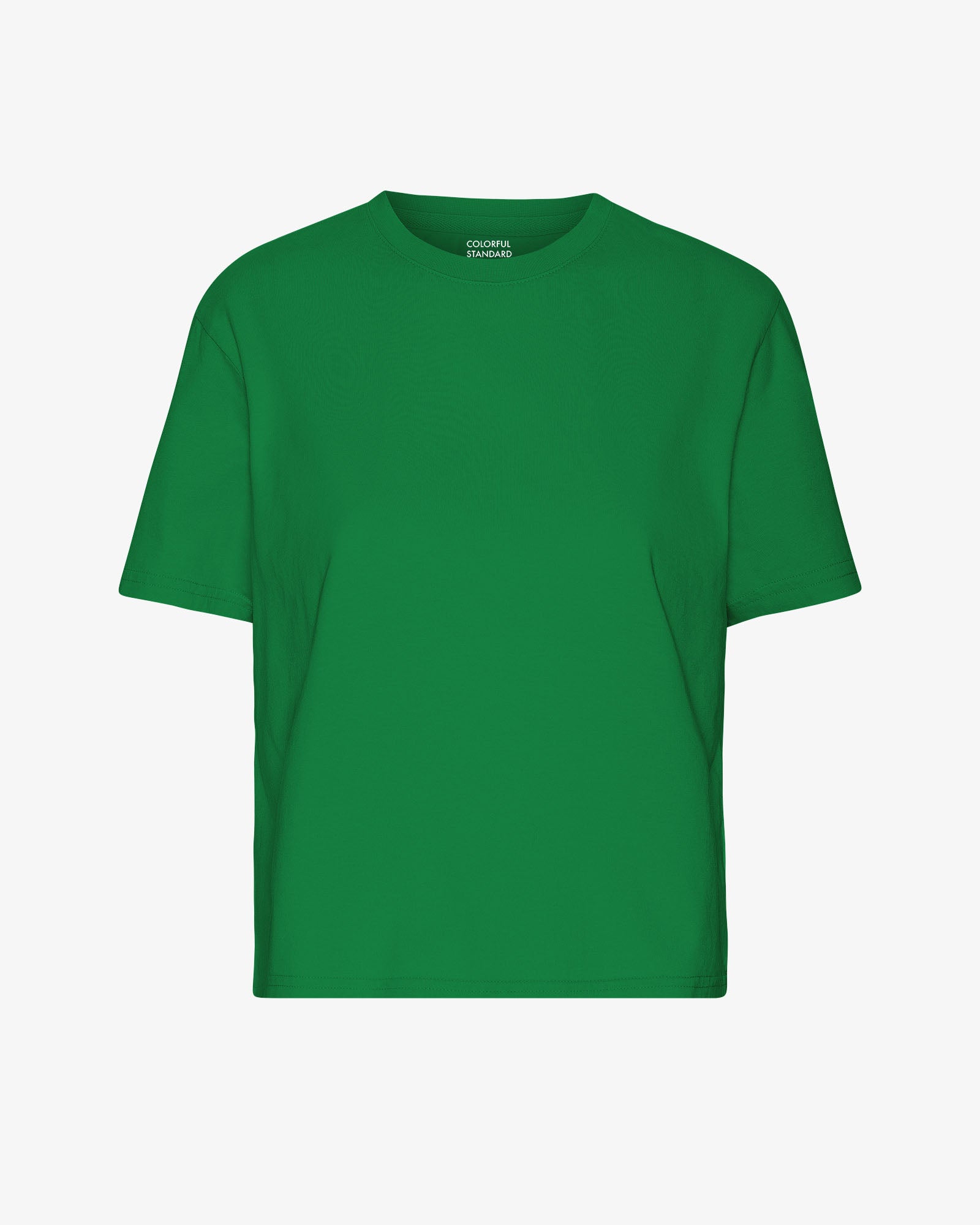 Organic Boxy Crop Tee - Kelly Green