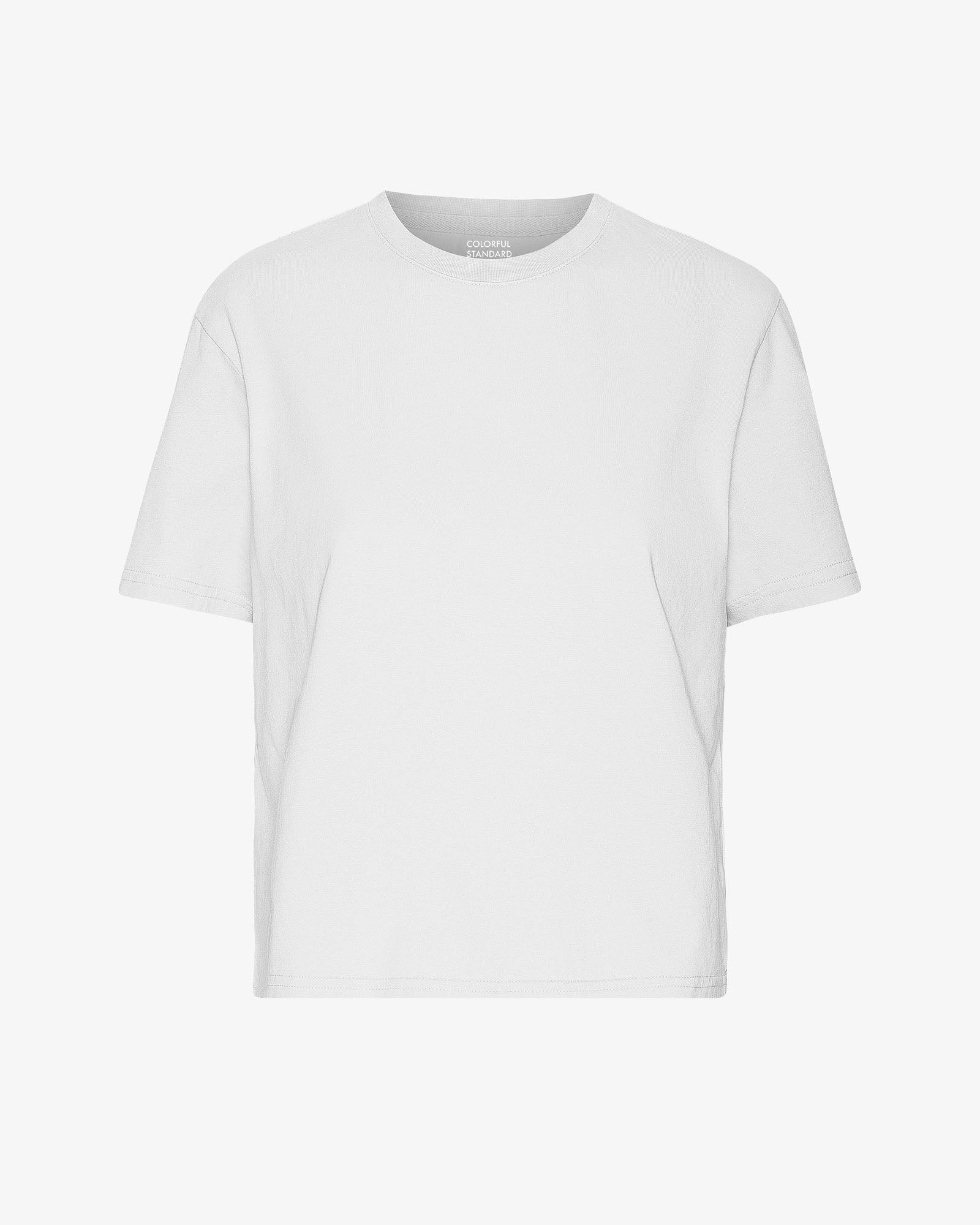 Organic Boxy Crop Tee - Optical White