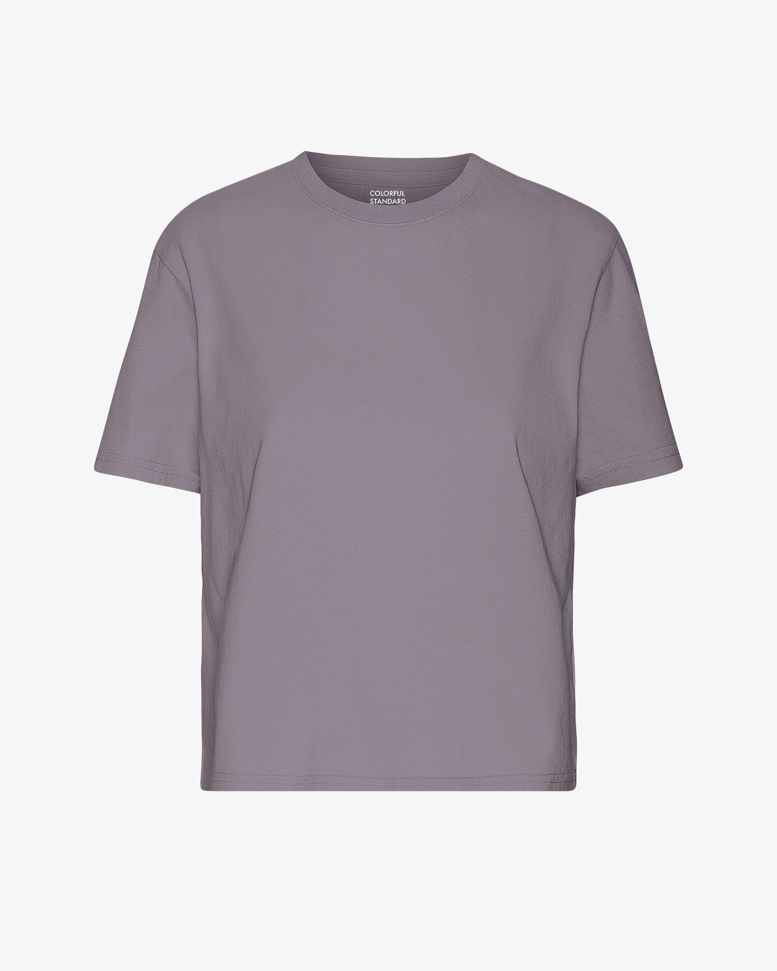 Organic Boxy Crop Tee - Purple Haze