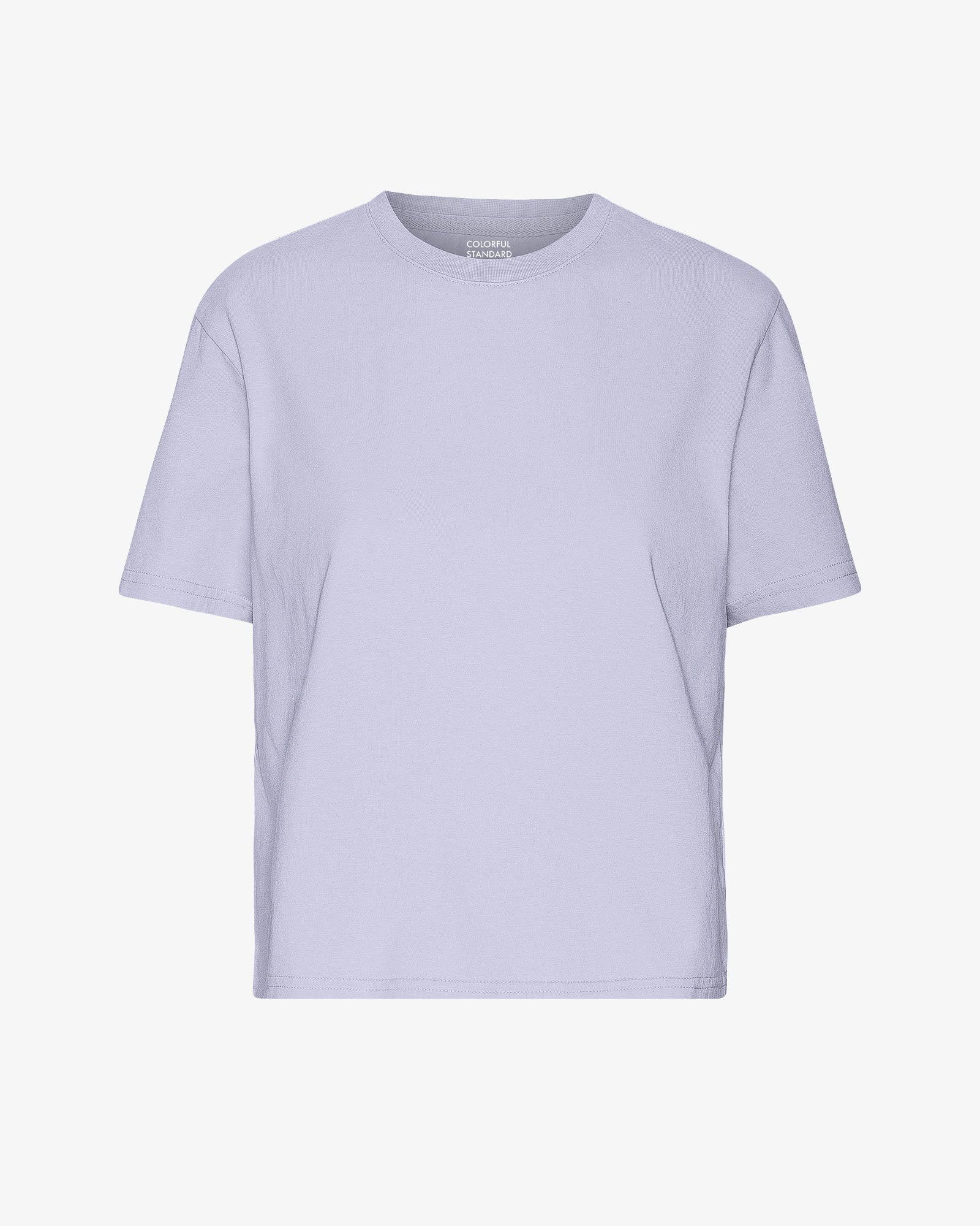 Organic Boxy Crop Tee - Soft Lavender