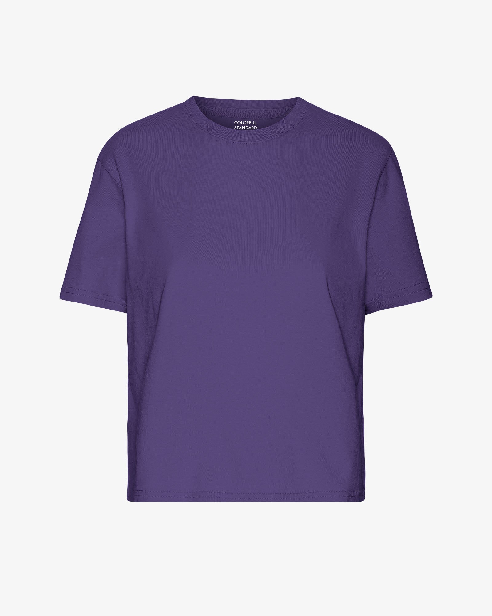 Organic Boxy Crop Tee - Ultra Violet