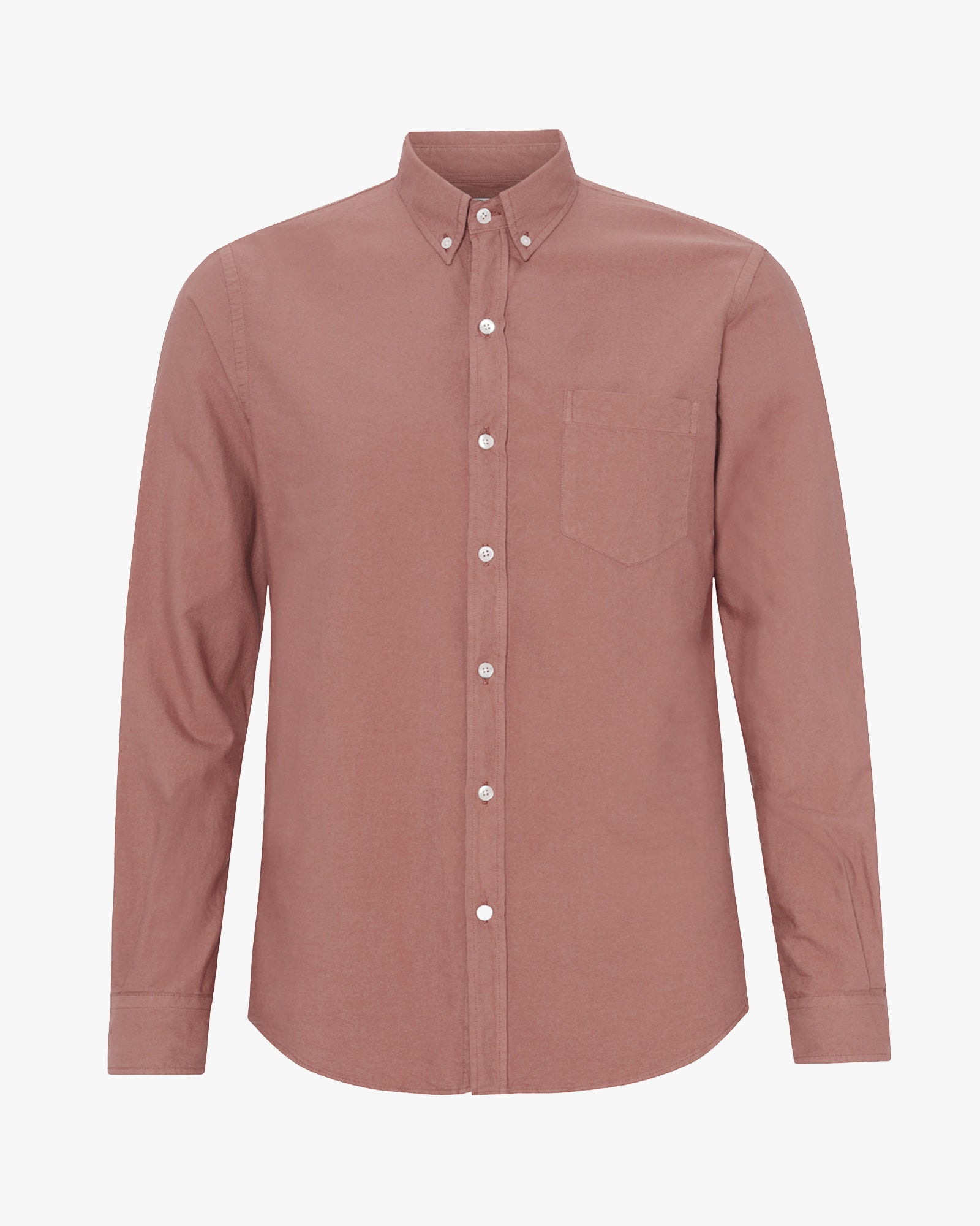 Organic Button Down Shirt - Rosewood Mist