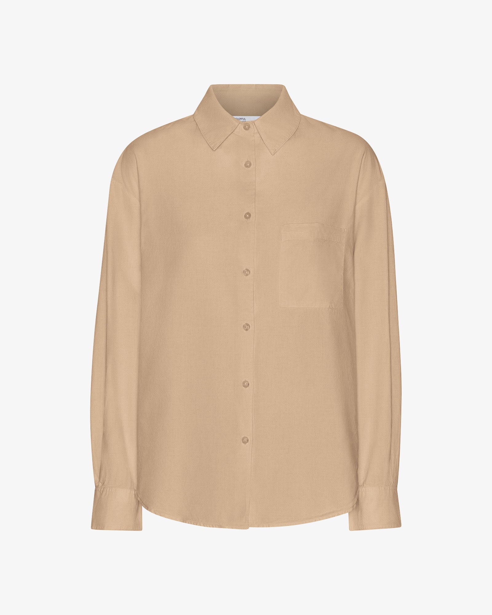 Organic Oversized Shirt - Desert Khaki