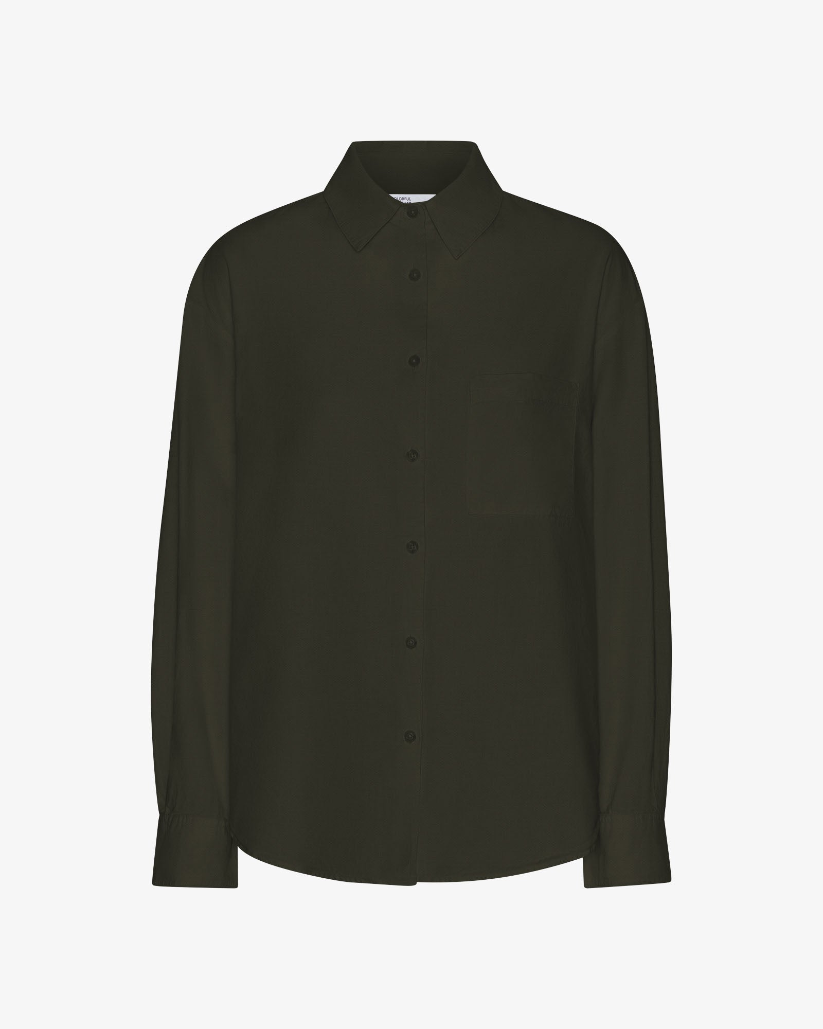 Organic Oversized Shirt - Hunter Green