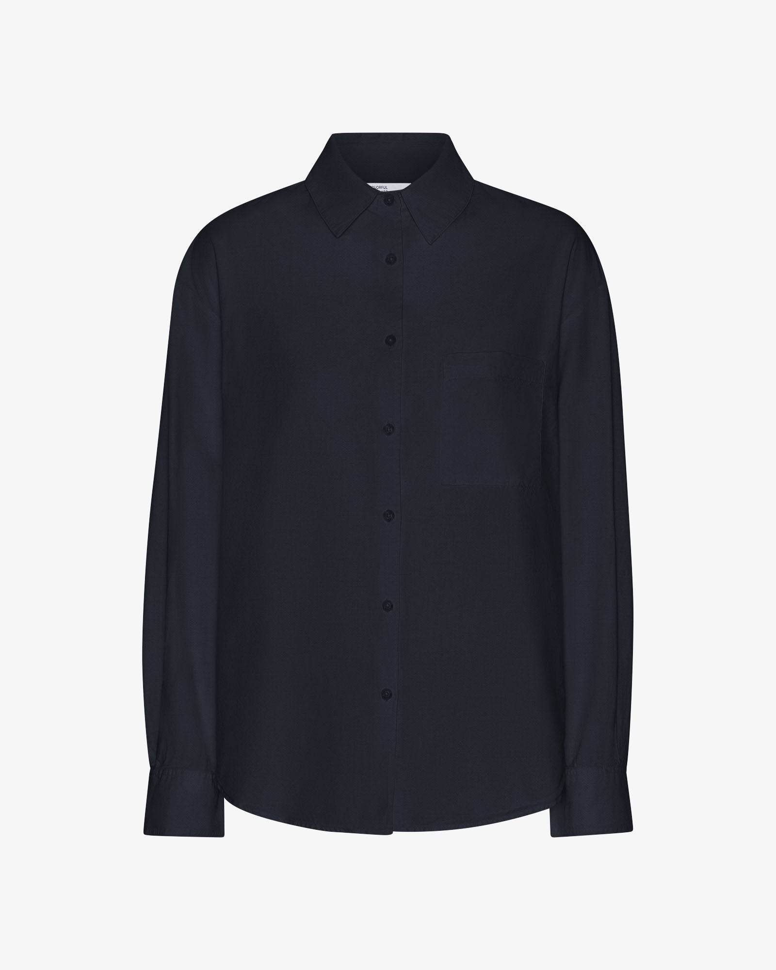 Organic Oversized Shirt - Navy Blue