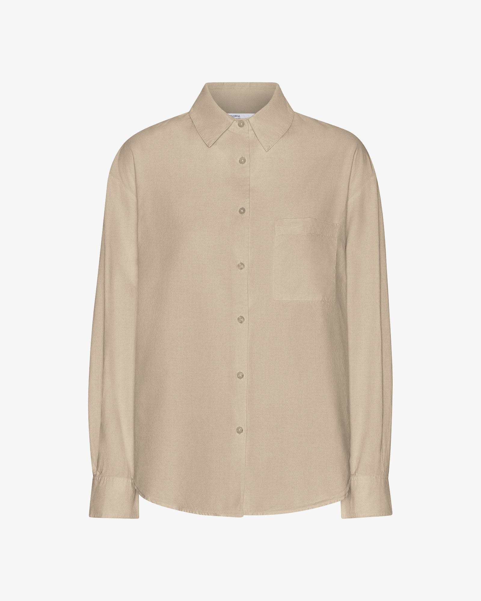 Organic Oversized Shirt - Oyster Grey