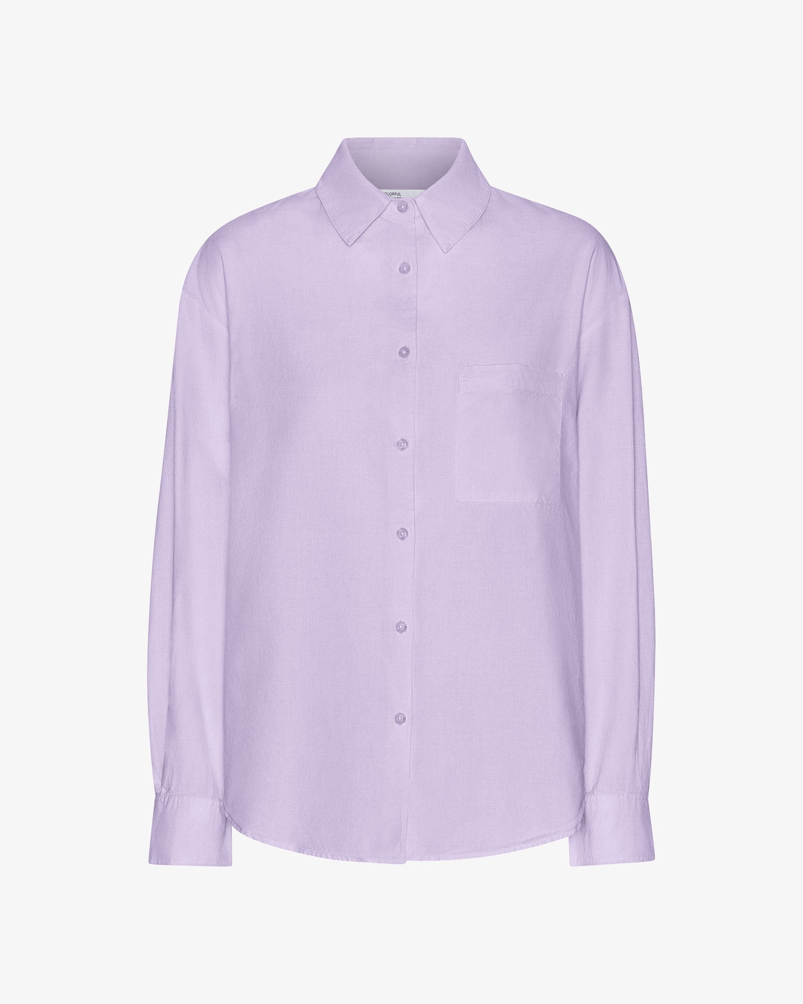 Organic Oversized Shirt - Soft Lavender