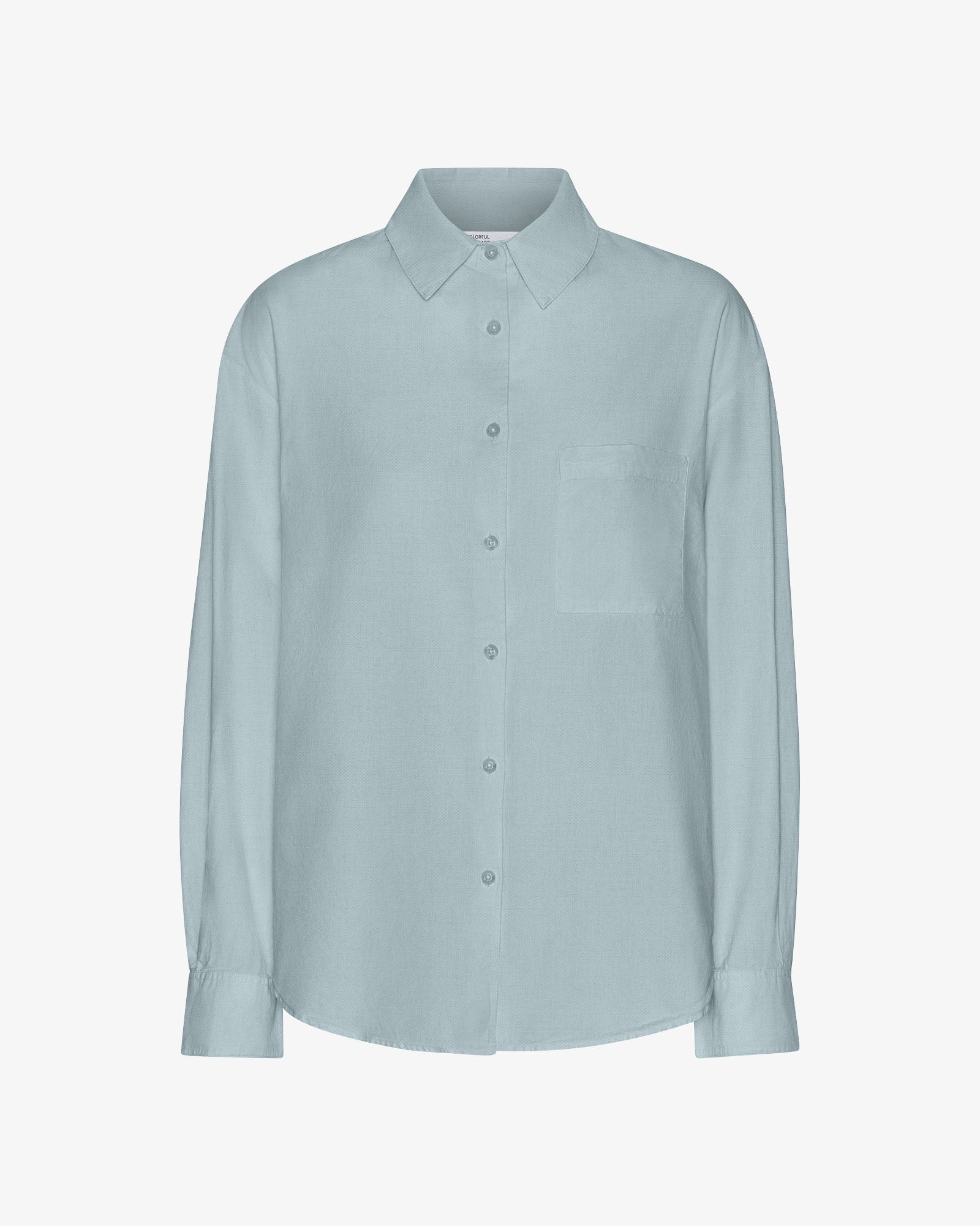 Organic Oversized Shirt - Steel Blue