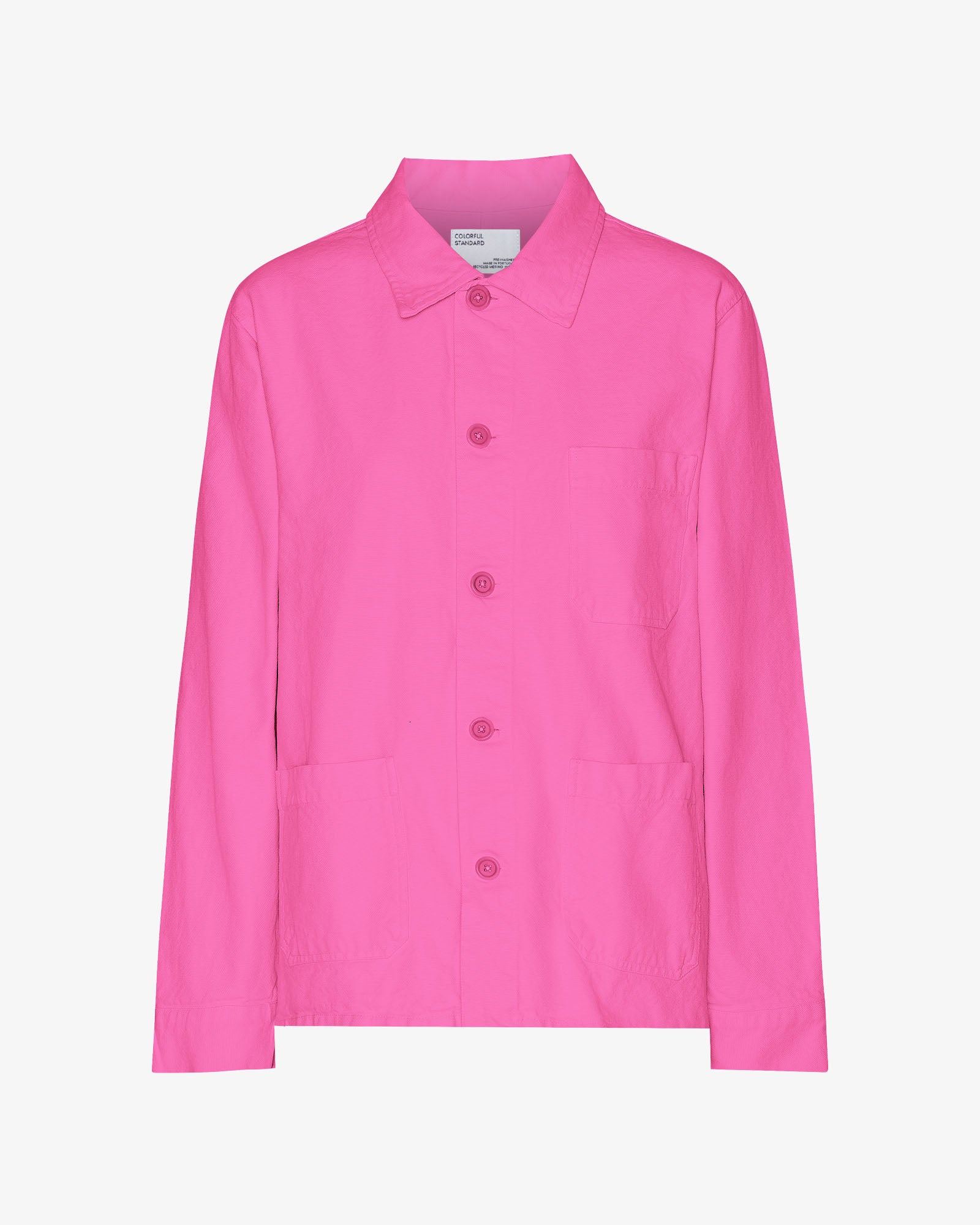 Organic Workwear Jacket - Bubblegum Pink