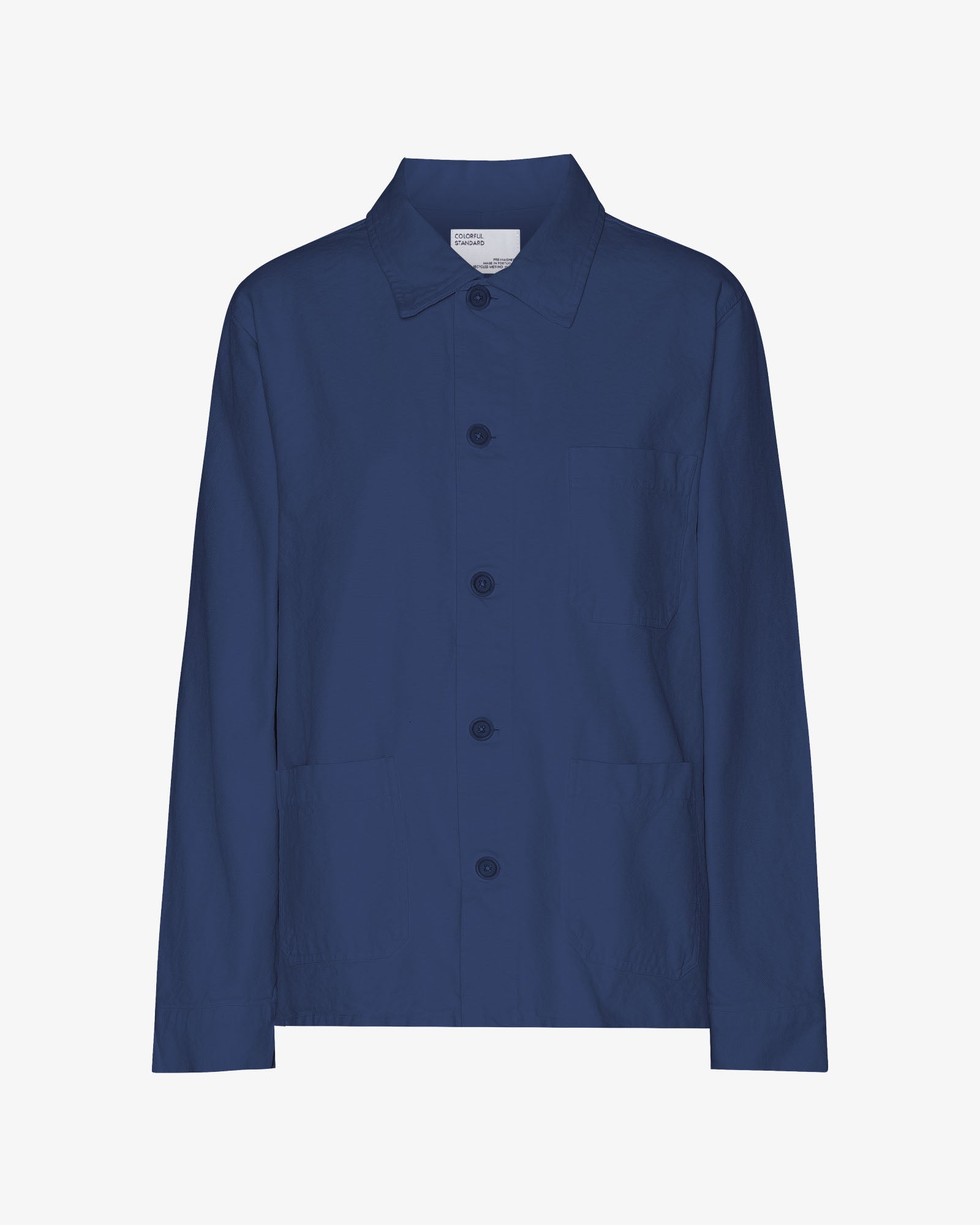 Organic Workwear Jacket - Marine Blue