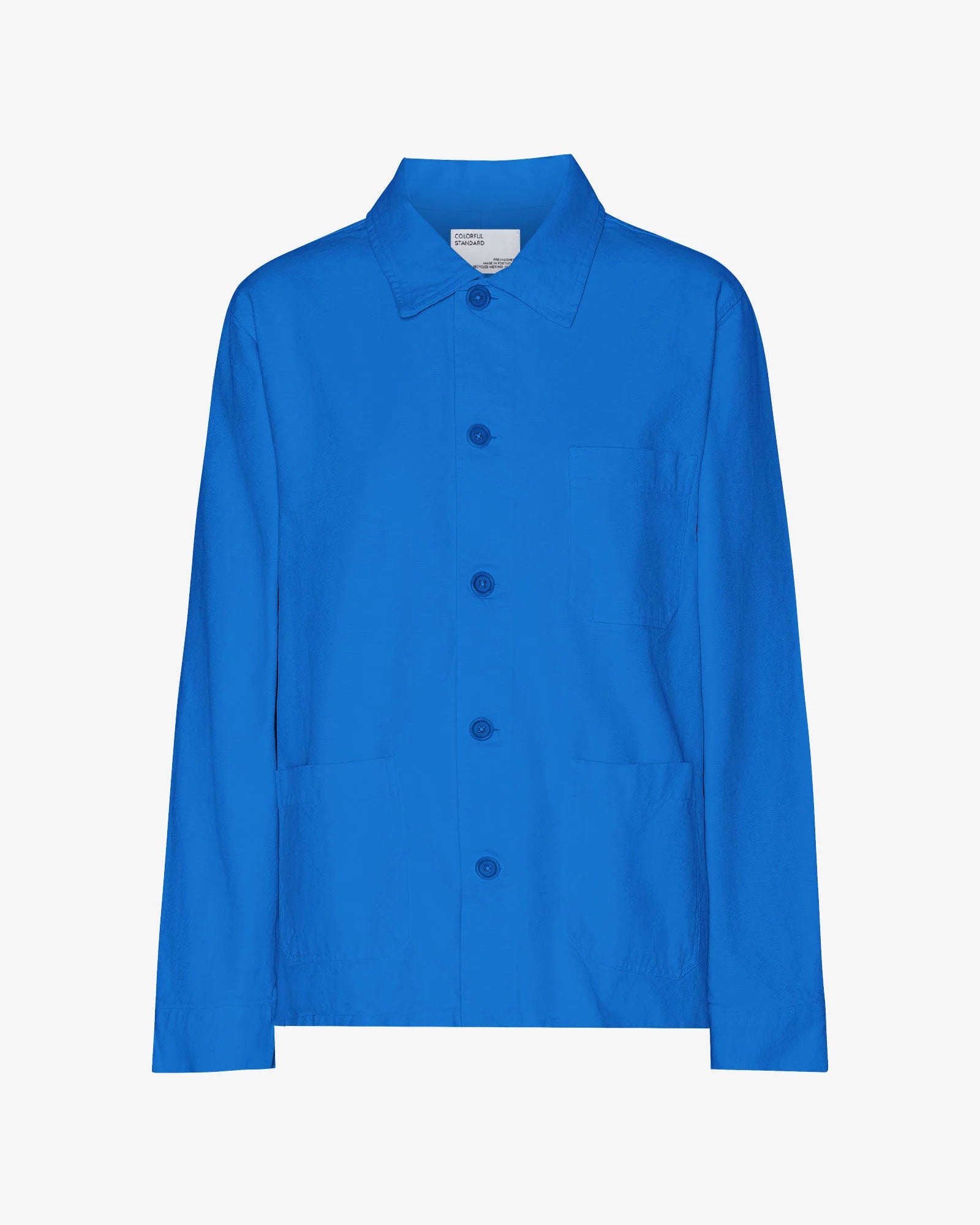 Organic Workwear Jacket - Pacific Blue