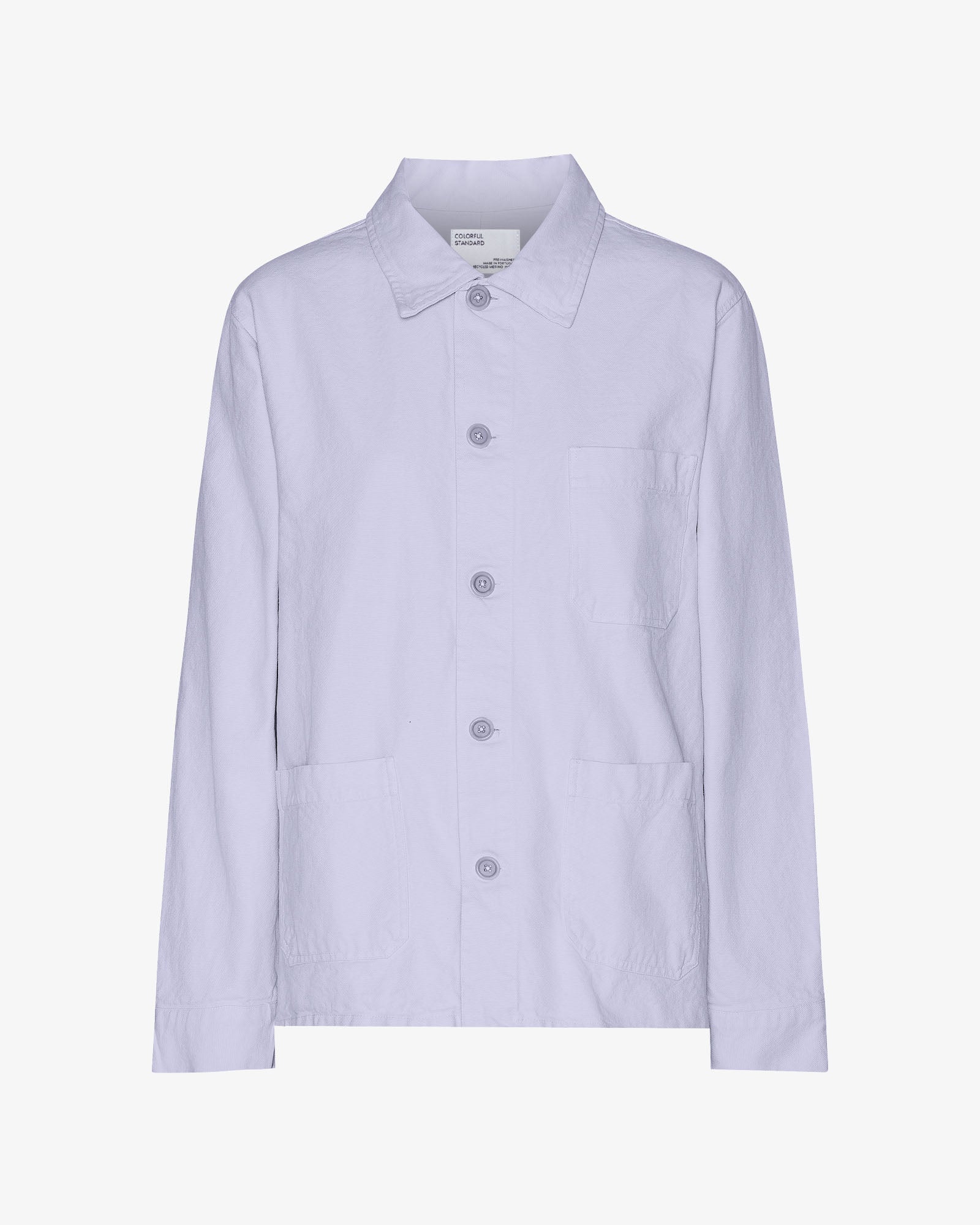 Organic Workwear Jacket - Soft Lavender