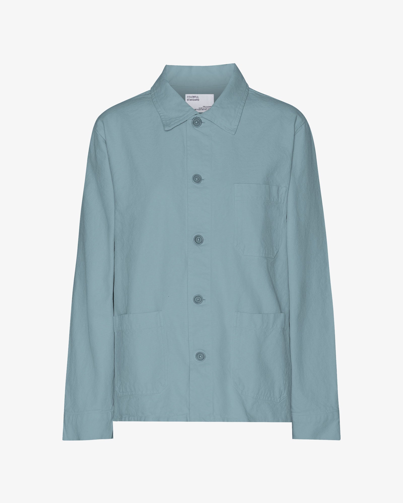 Organic Workwear Jacket - Stone Blue