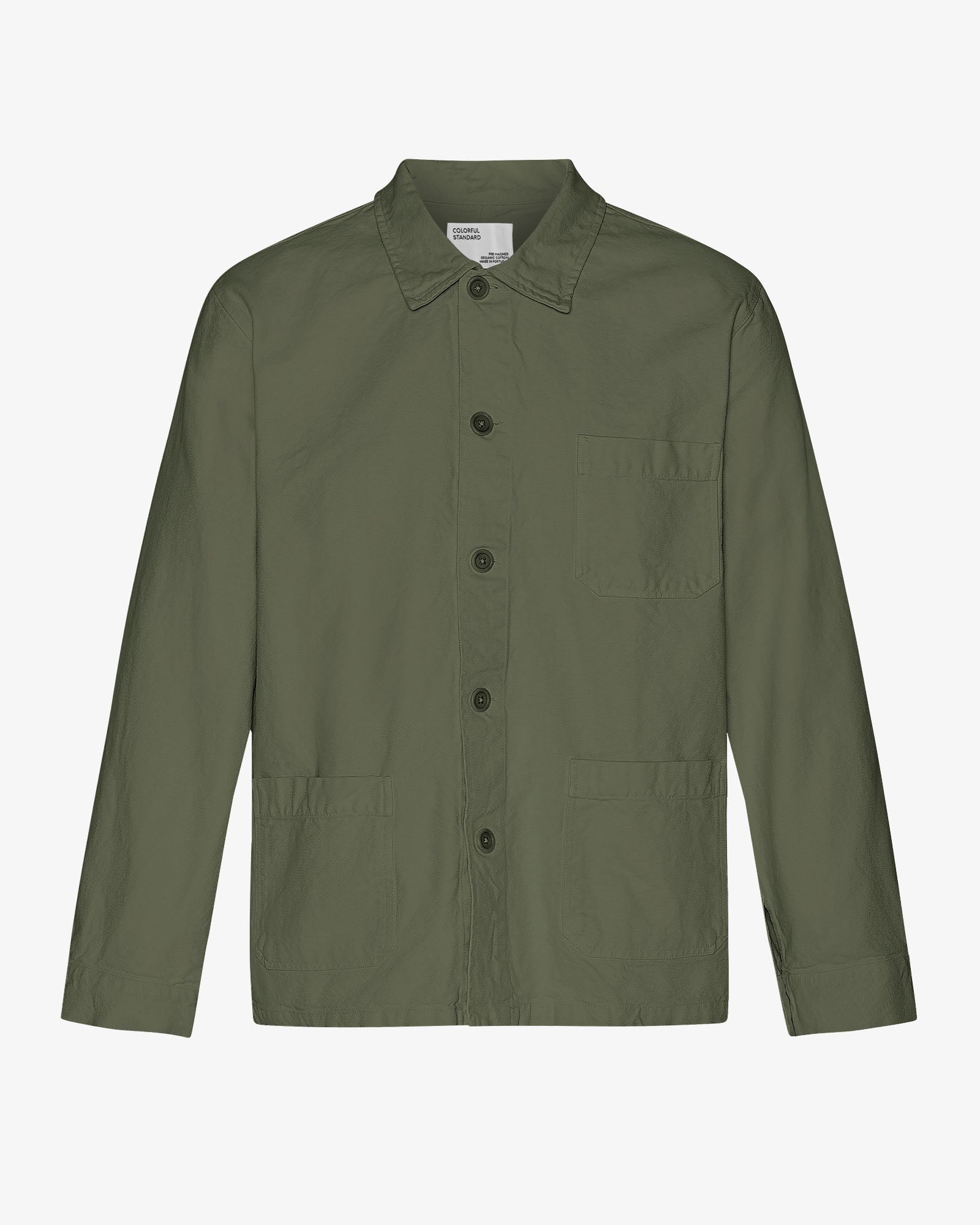 Organic Workwear Jacket - Dusty Olive