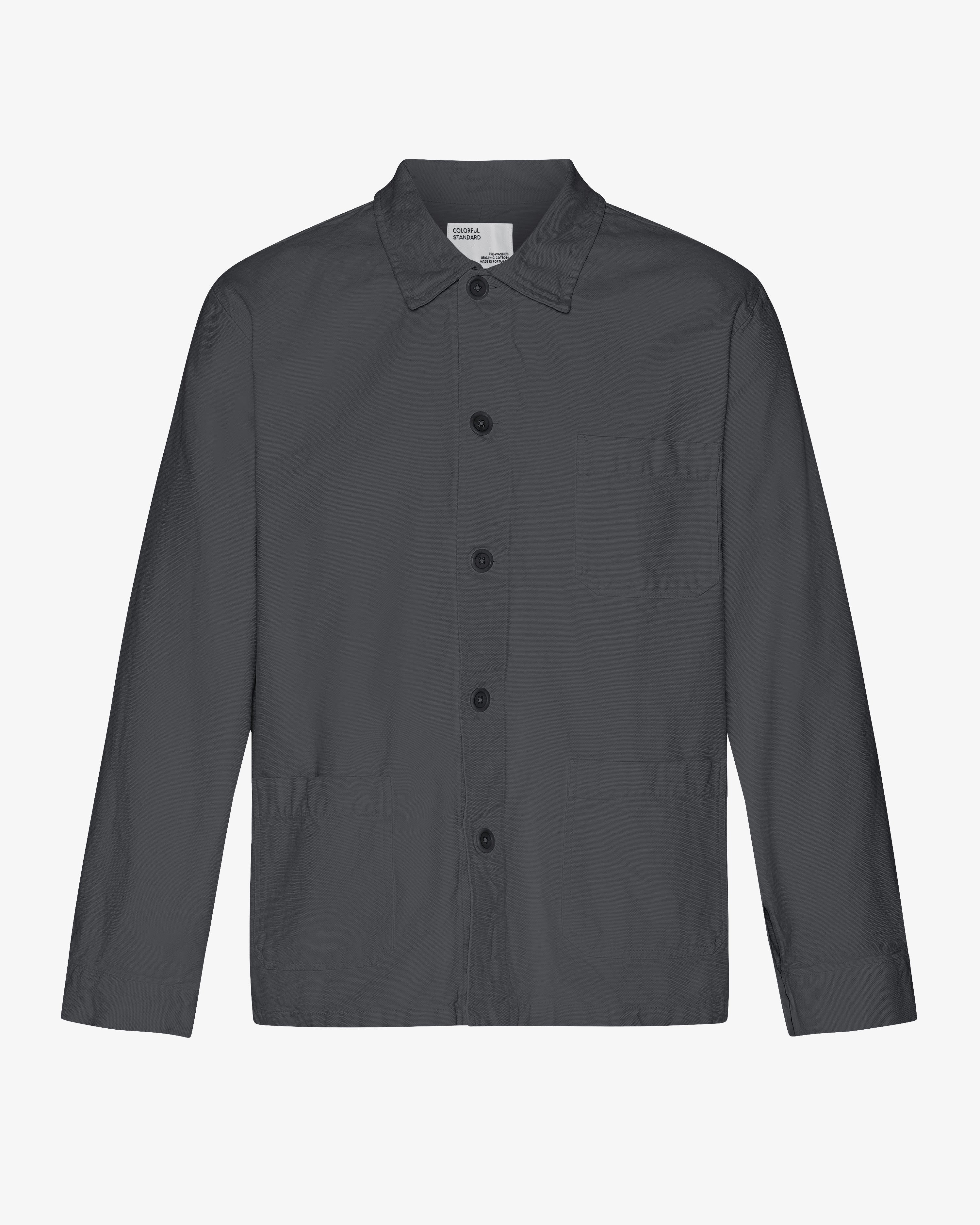 Organic Workwear Jacket - Lava Grey