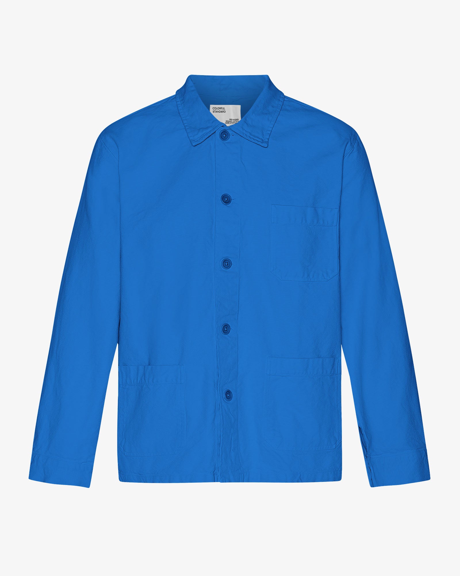 Organic Workwear Jacket - Pacific Blue