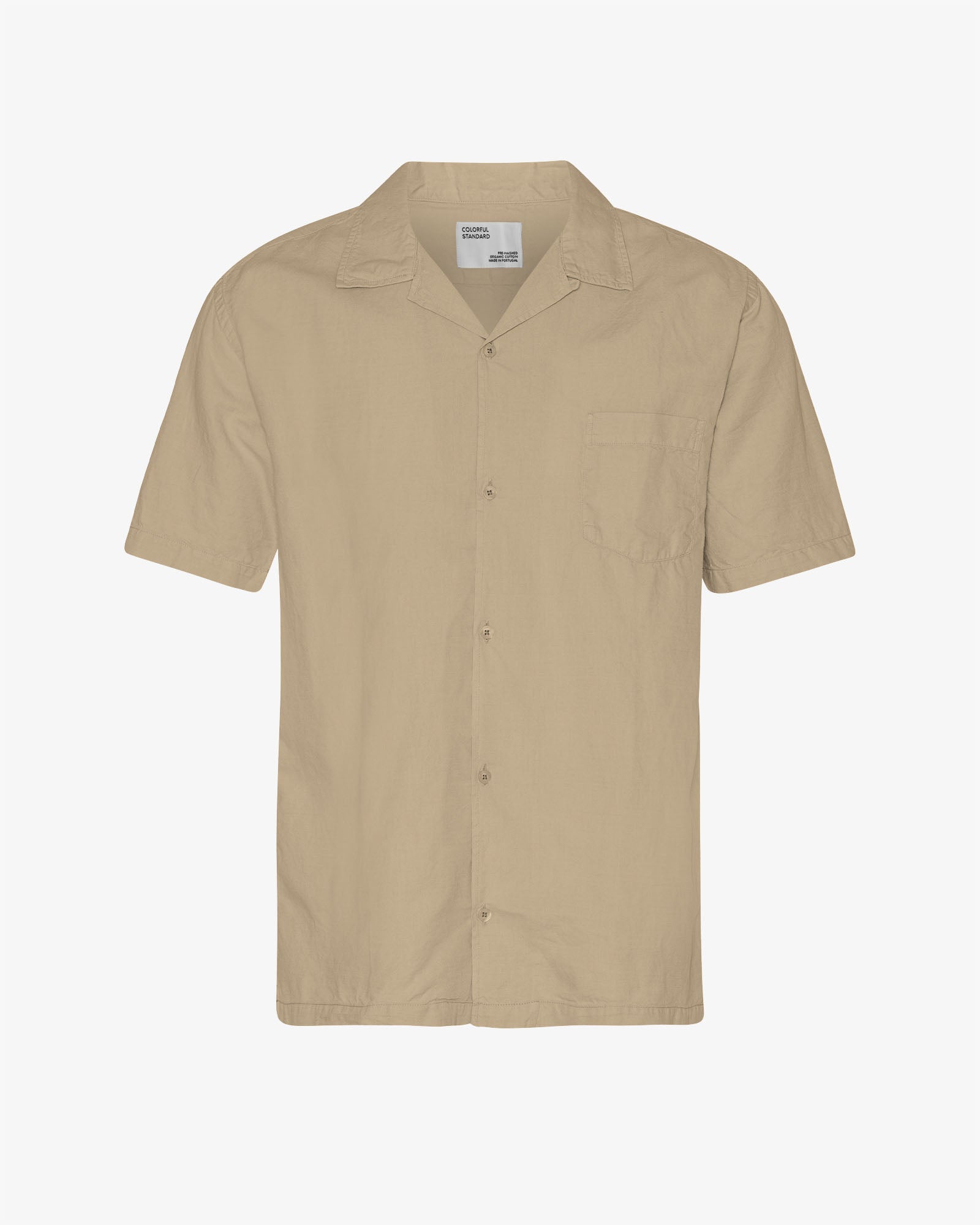 Linen Short Sleeved Shirt - Desert Khaki