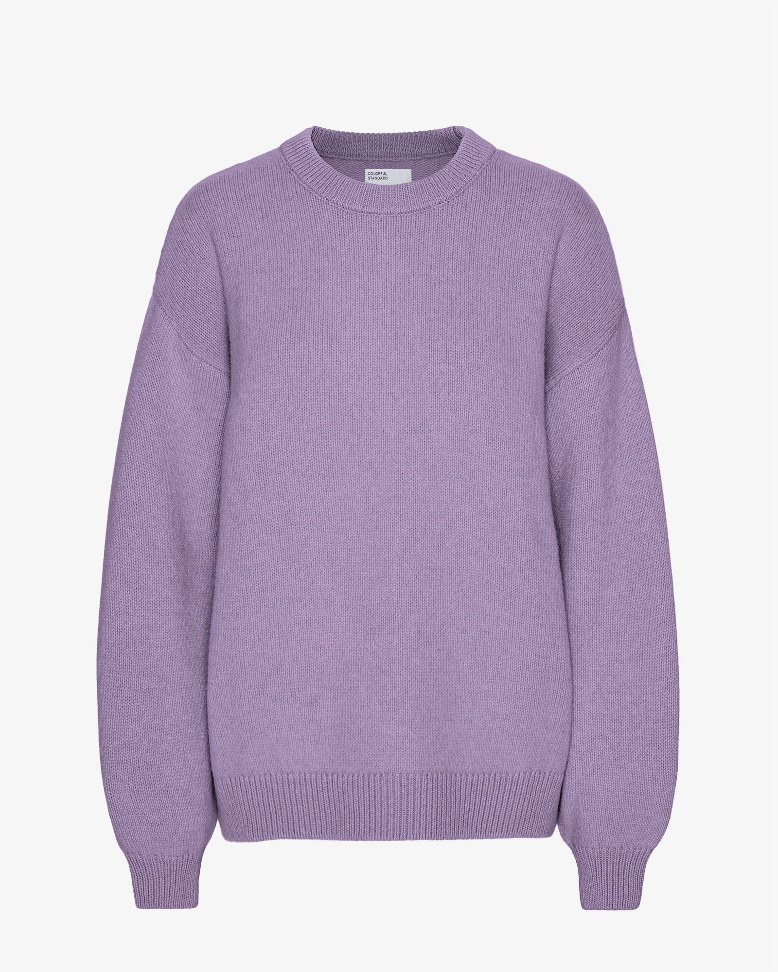 Oversized Merino Wool Crew - Purple Haze