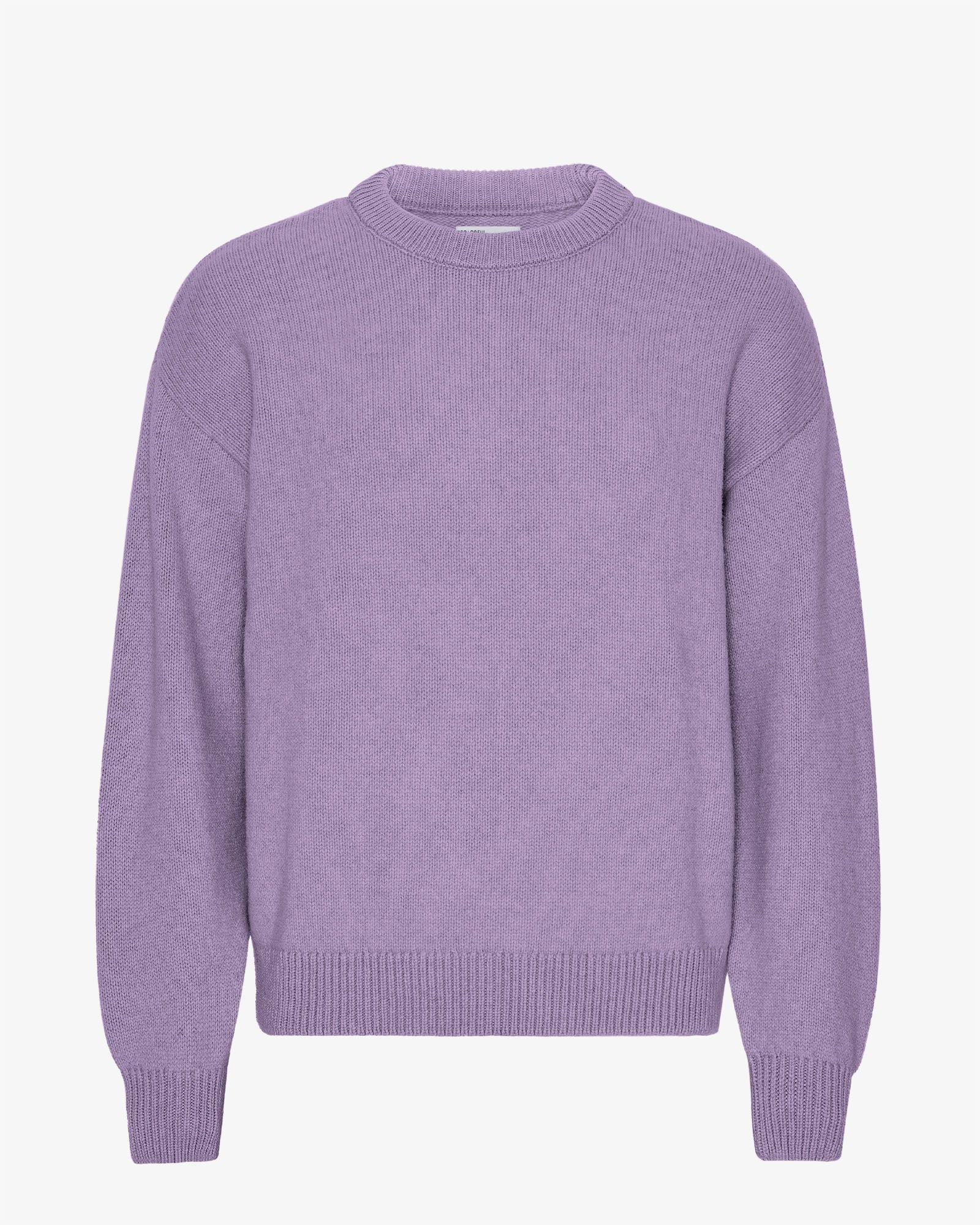 Oversized Merino Wool Crew - Purple Haze