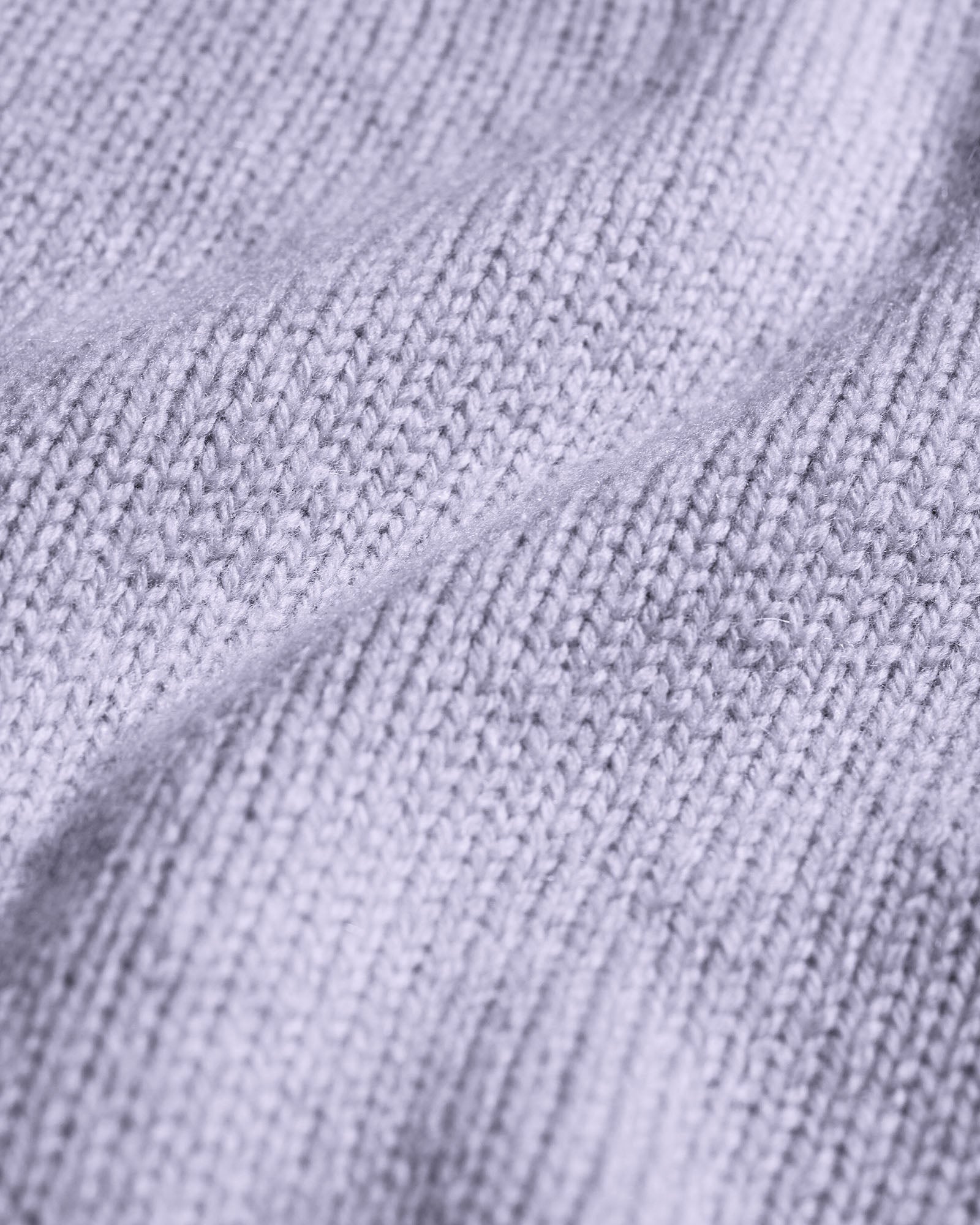 Oversized Merino Wool Crew - Soft Lavender