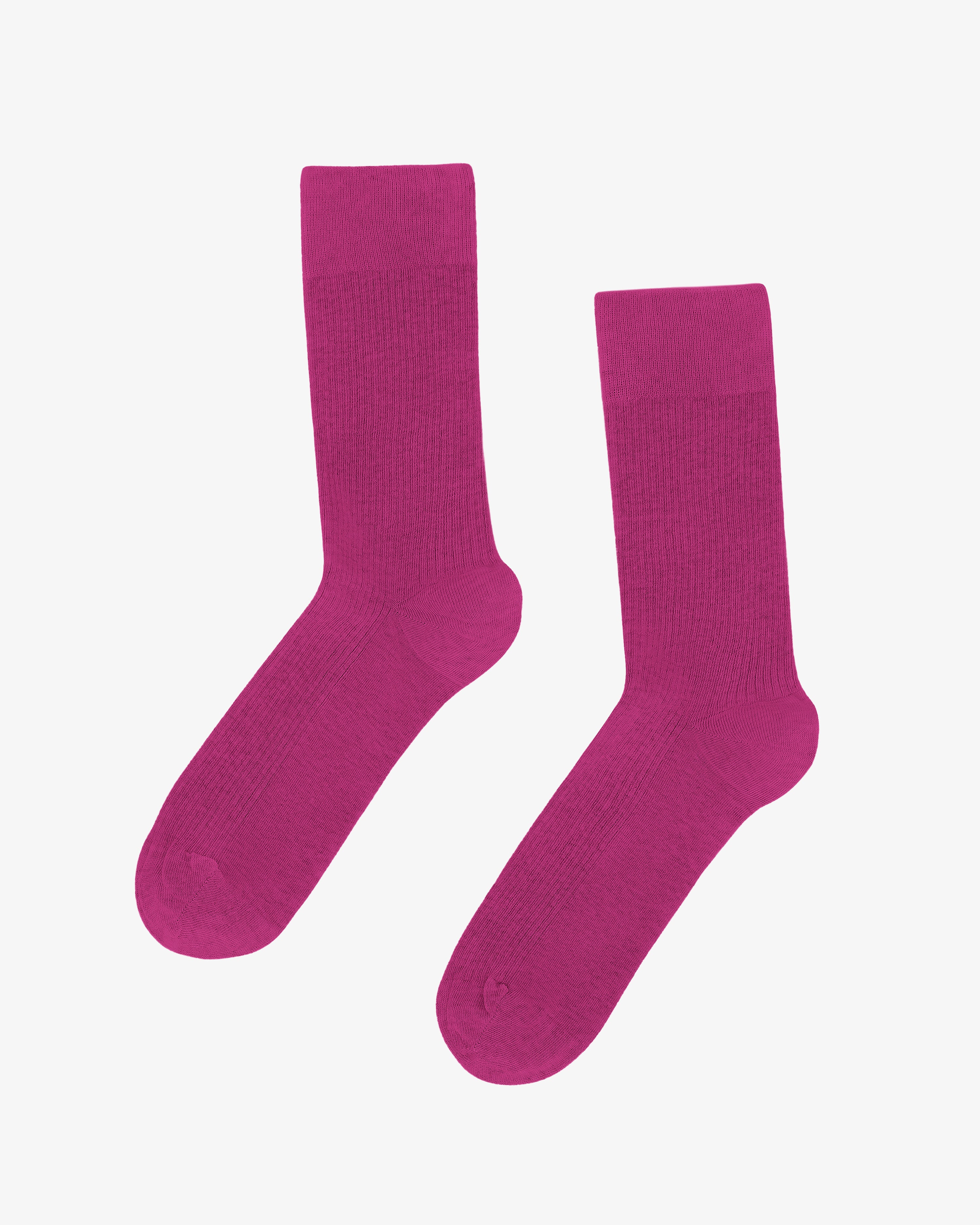 Women Classic Organic Sock - Magenta Blaze