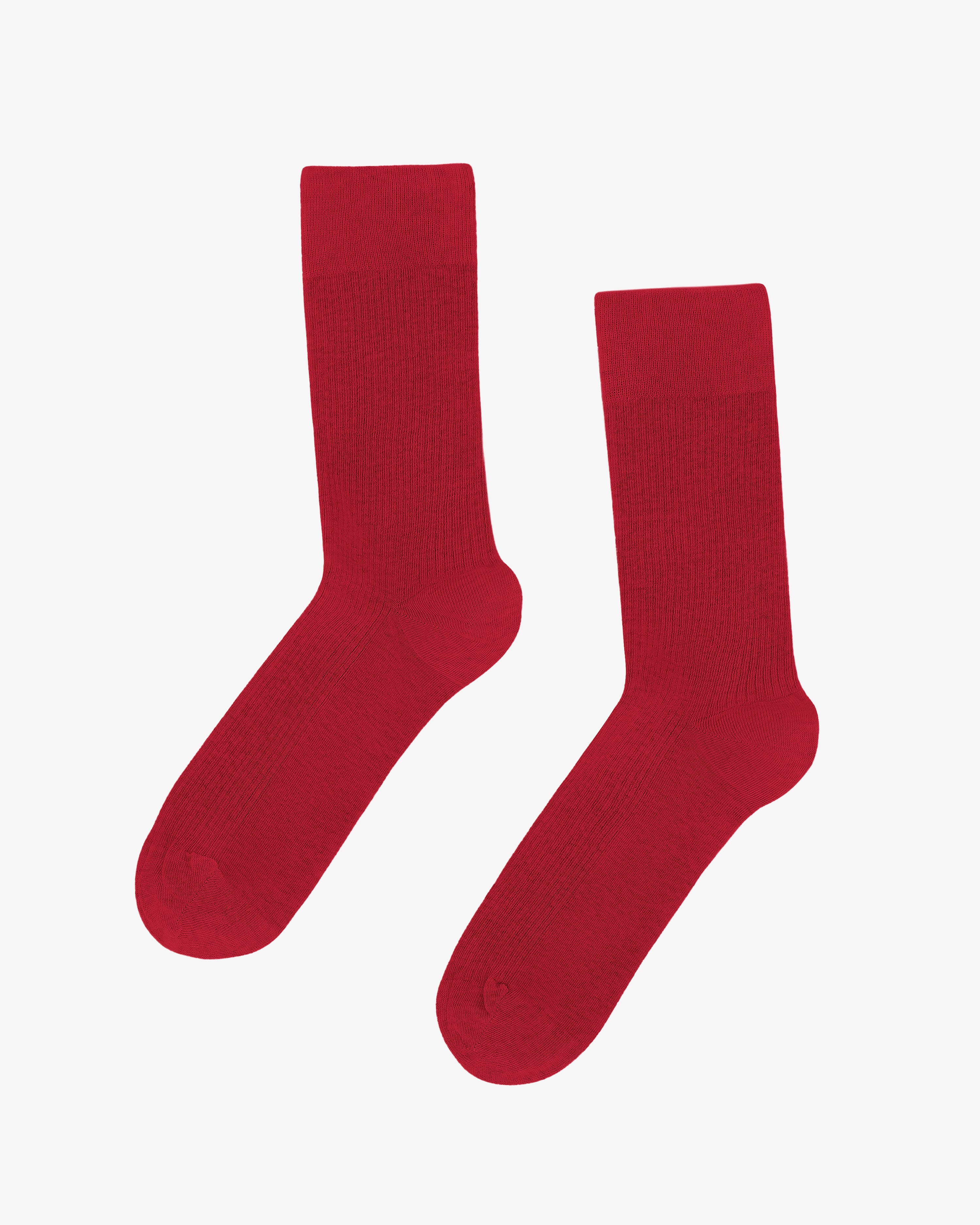 Women Classic Organic Sock - Scarlet Red