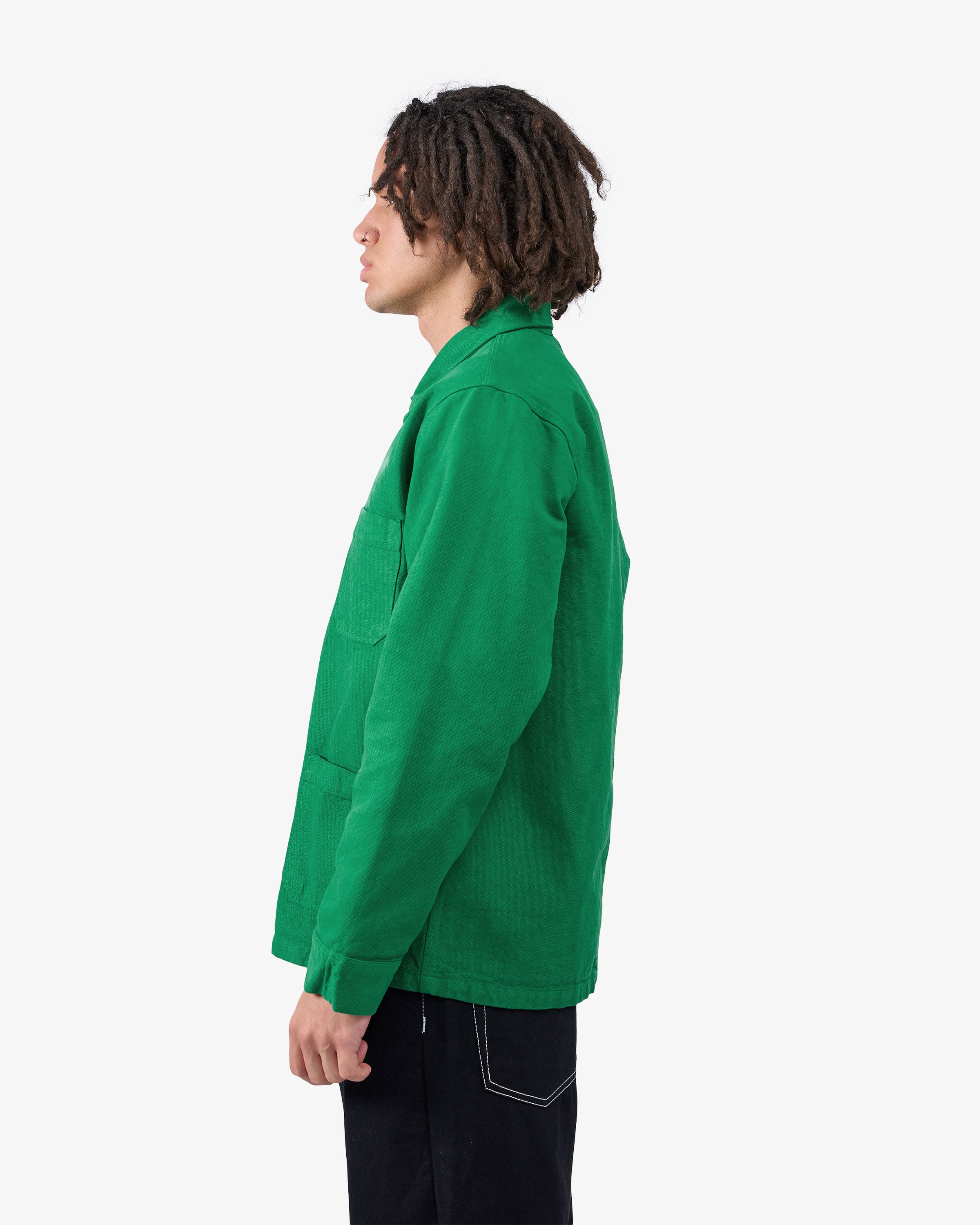 Organic Workwear Jacket - Kelly Green