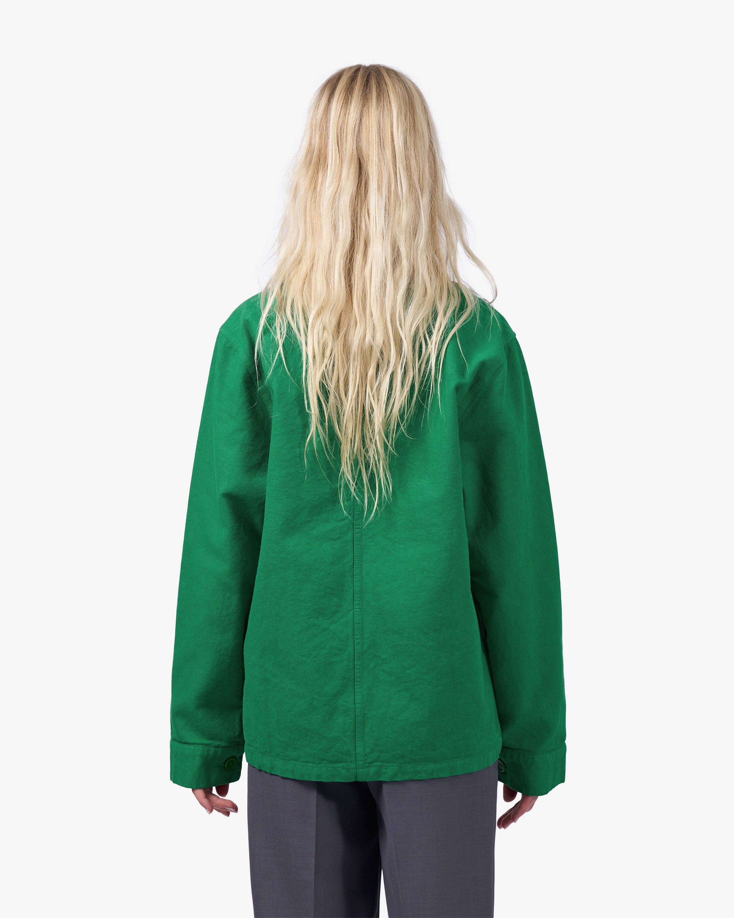 Organic Workwear Jacket - Kelly Green