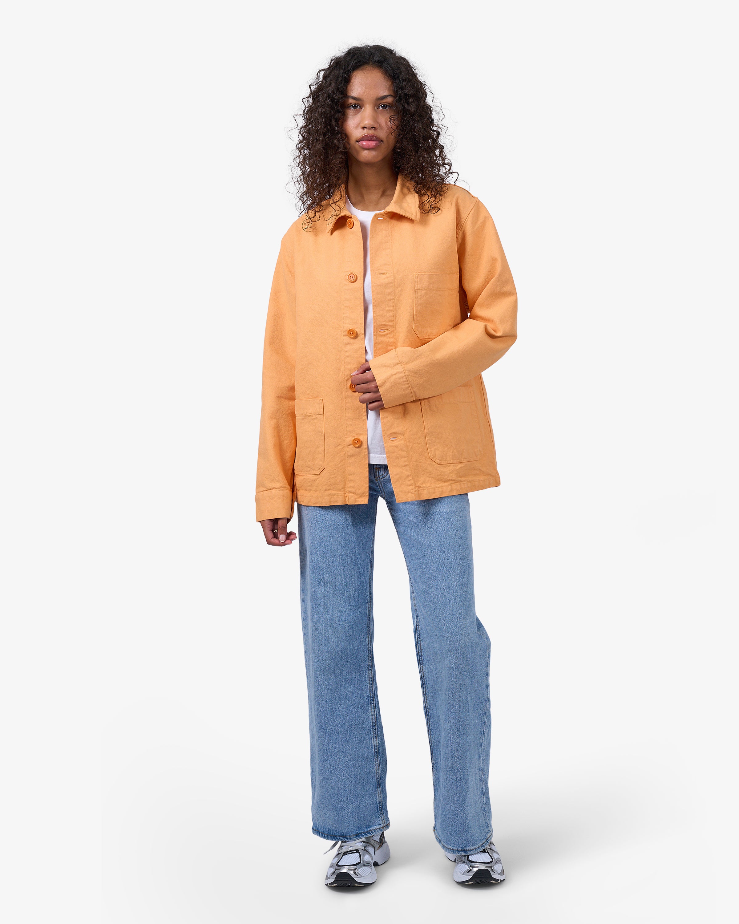 Organic Workwear Jacket - Sandstone Orange