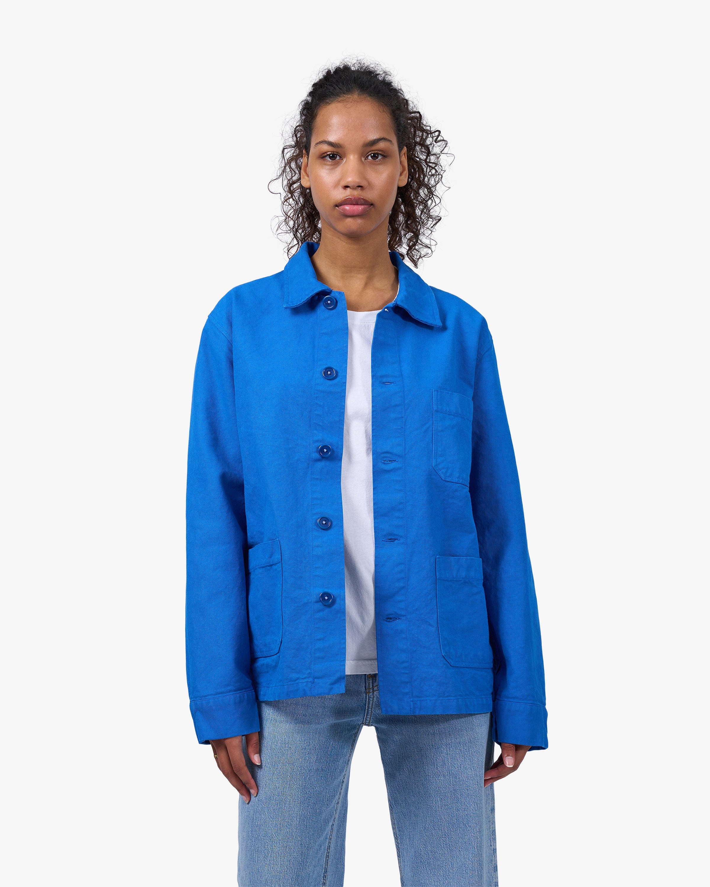 Organic Workwear Jacket - Ocean Green